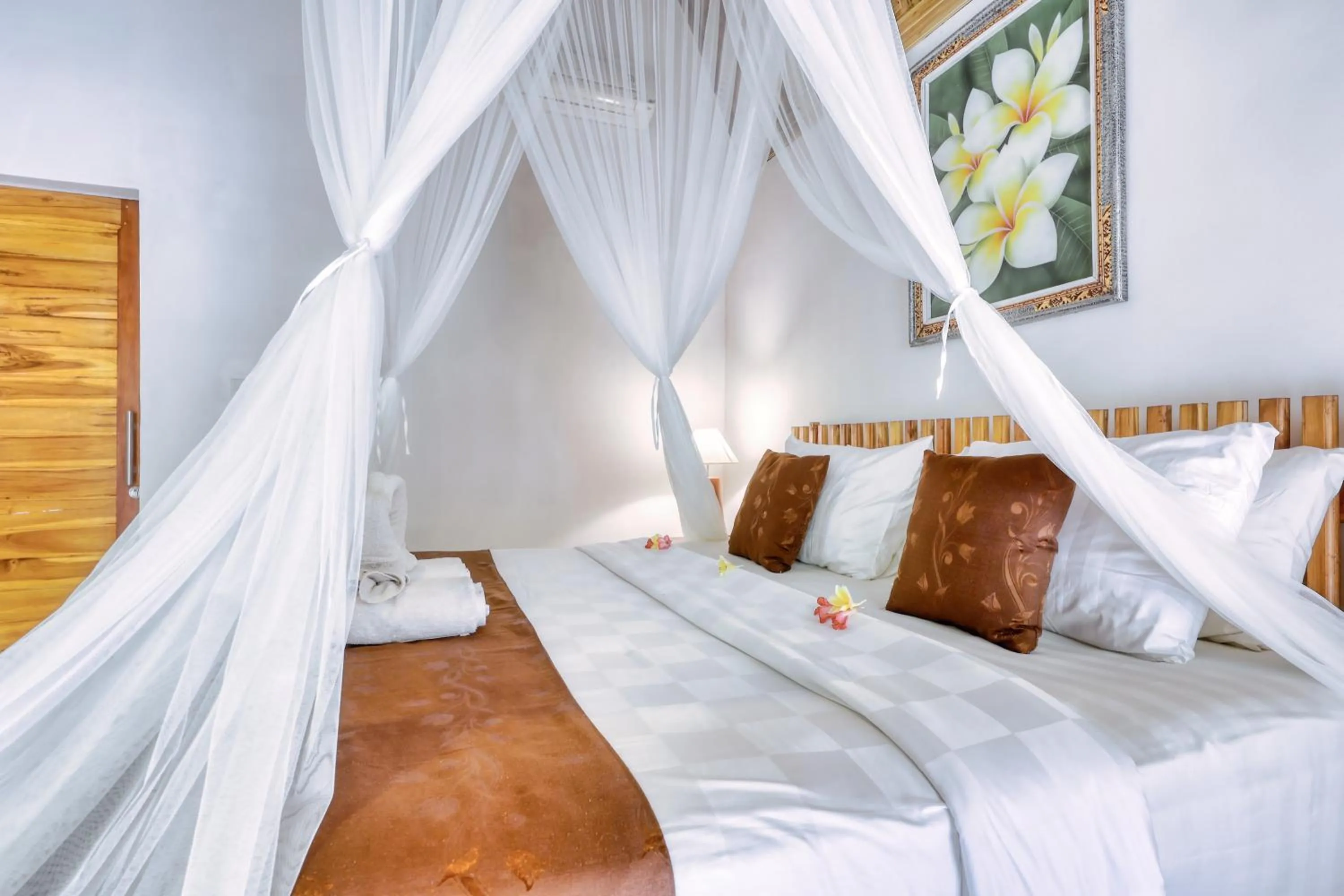 Bed in Komurd Lavender Bungalow