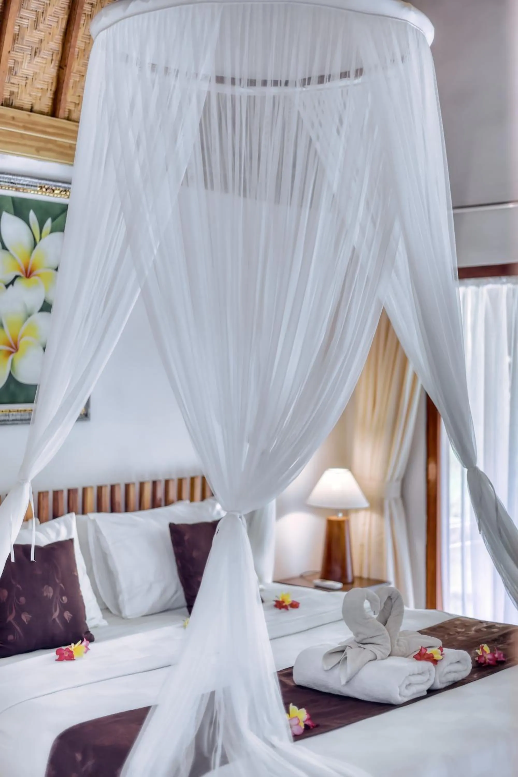 Bed in Komurd Lavender Bungalow