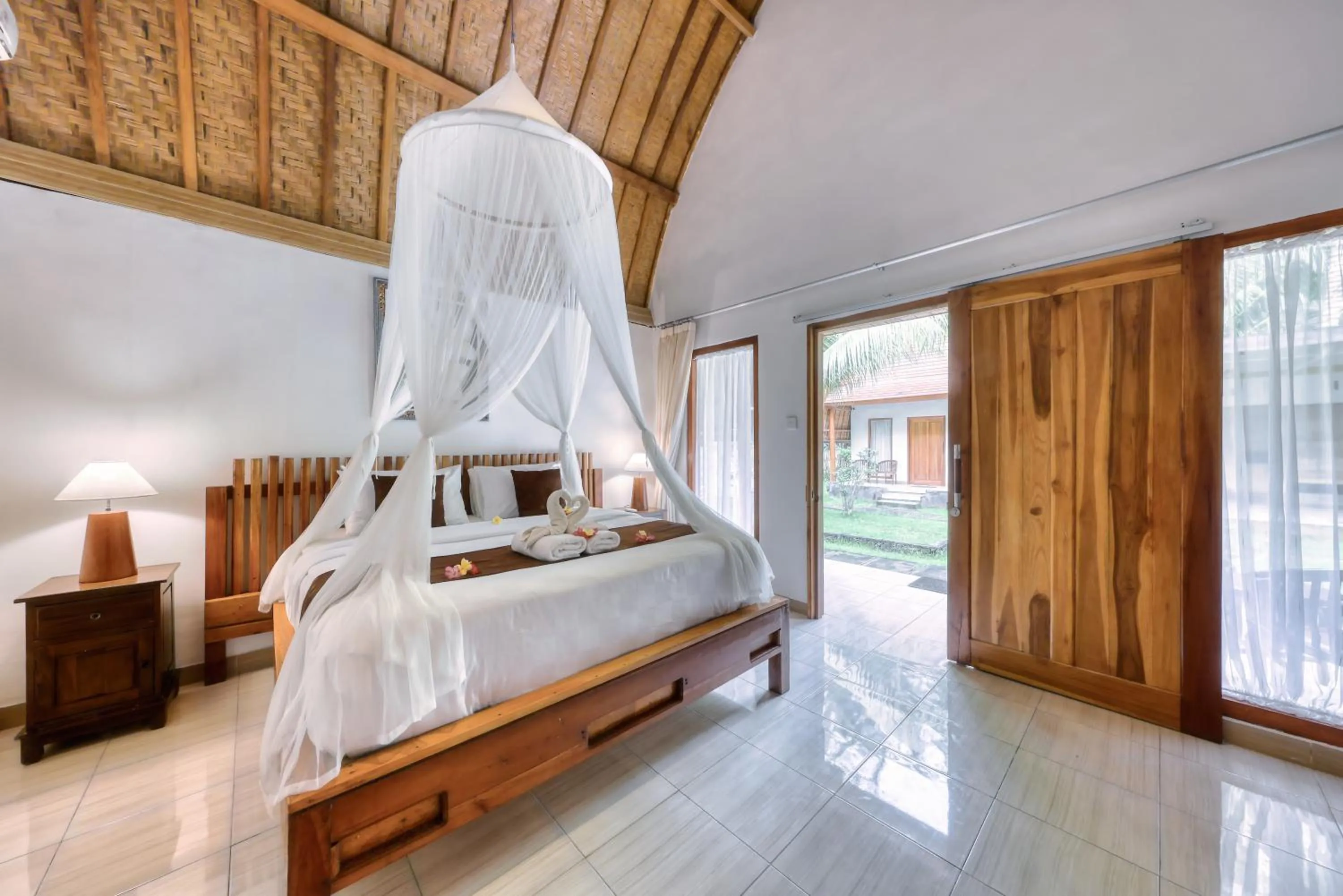 Bed in Komurd Lavender Bungalow