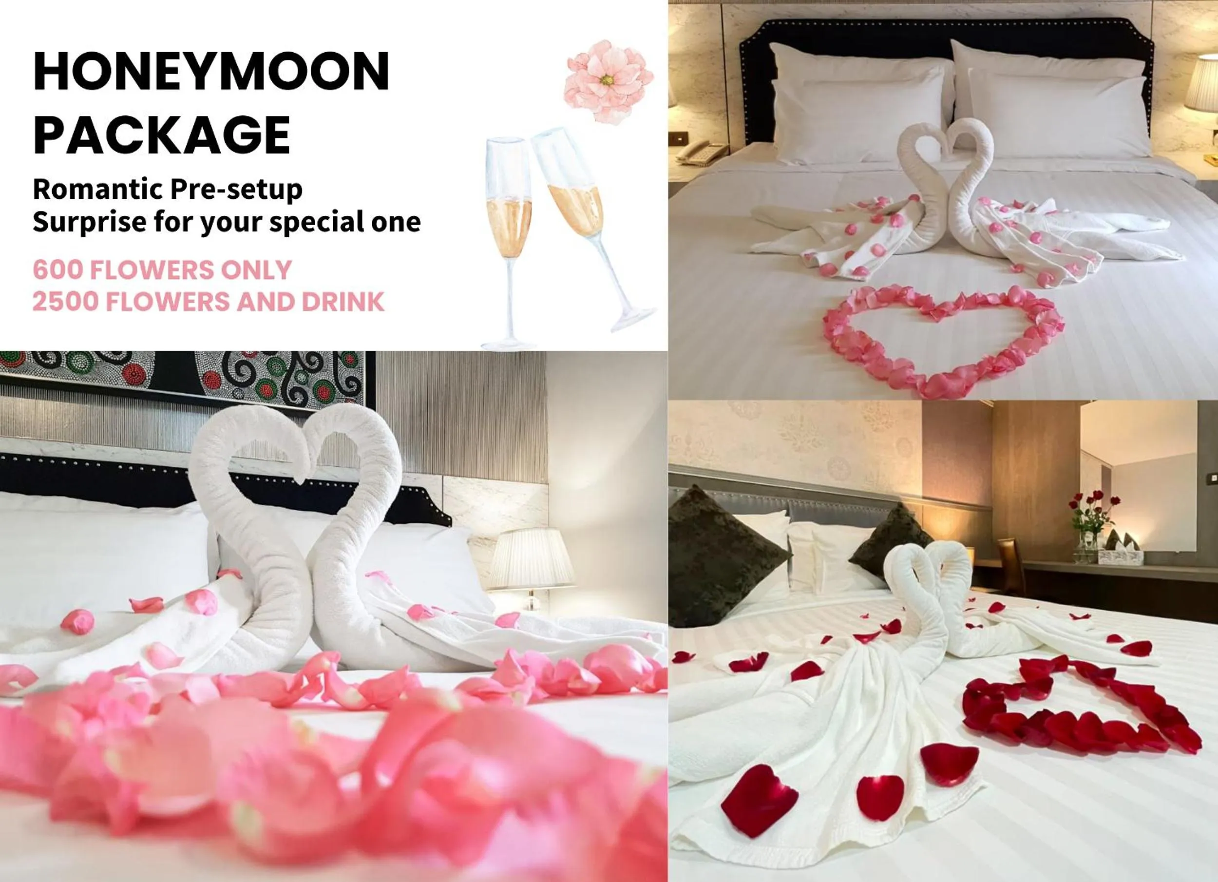 room service, Bed in Marigold Lanna