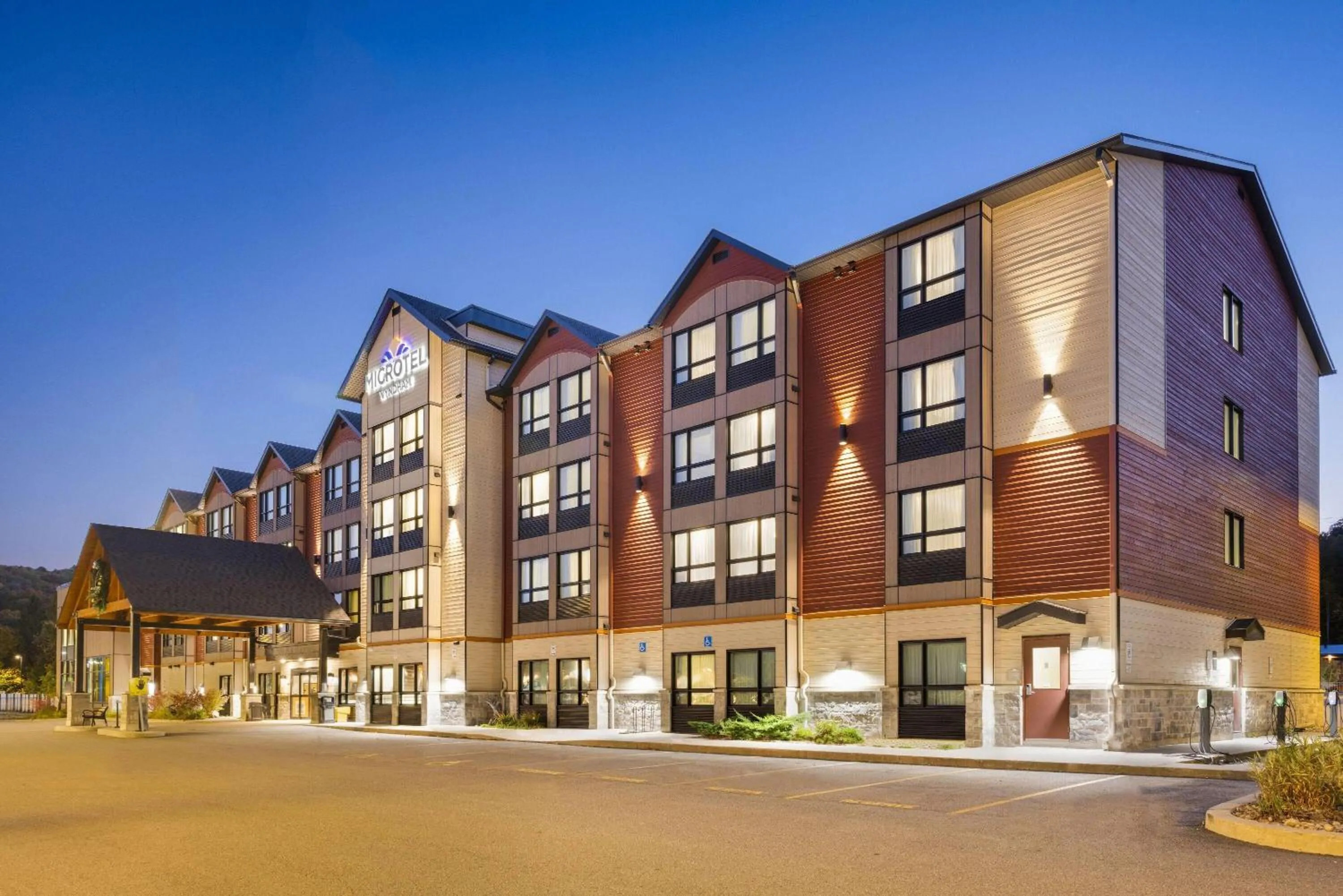 Property building in Microtel Inn & Suites by Wyndham Mont Tremblant