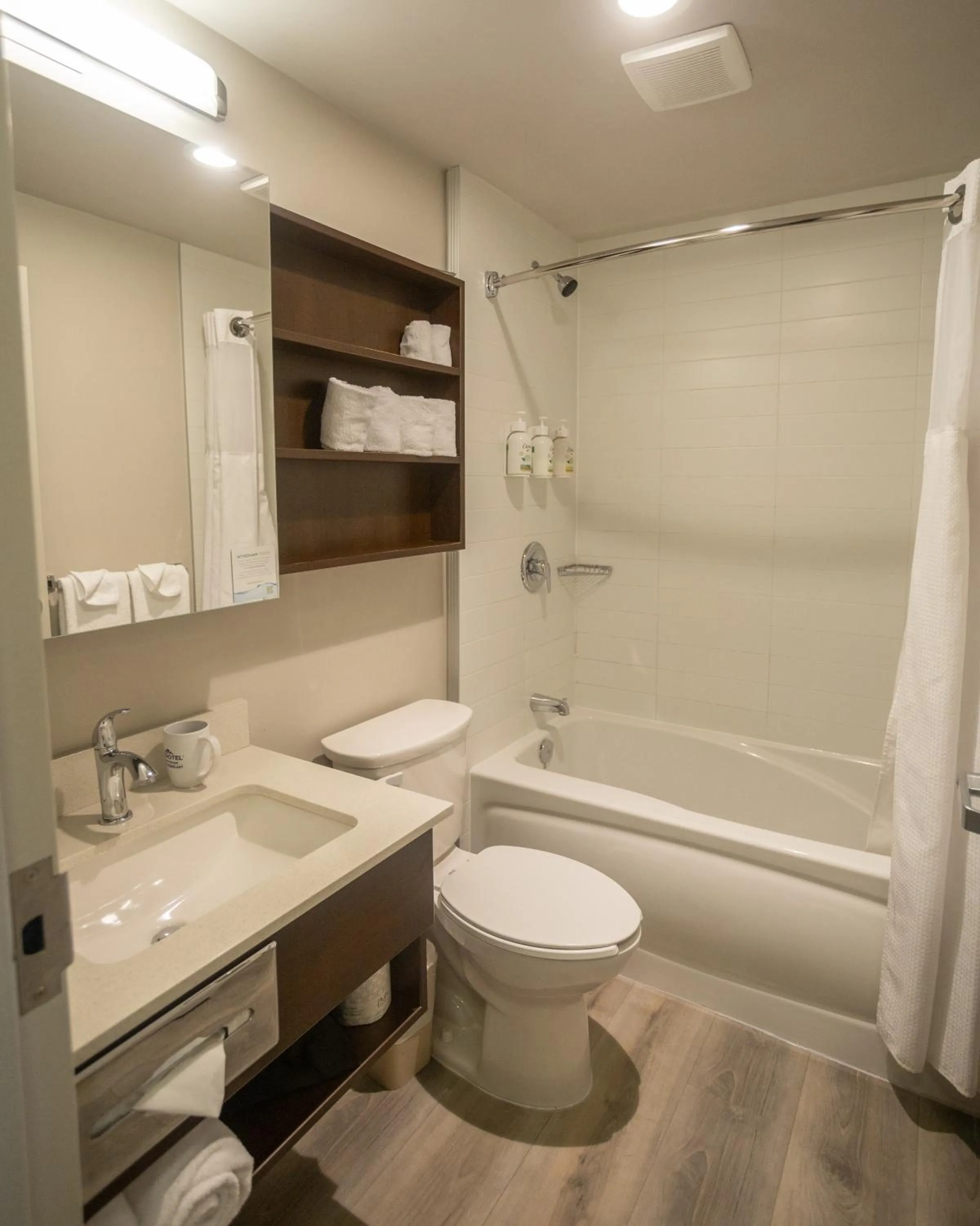 Bath in Microtel Inn & Suites by Wyndham Mont Tremblant