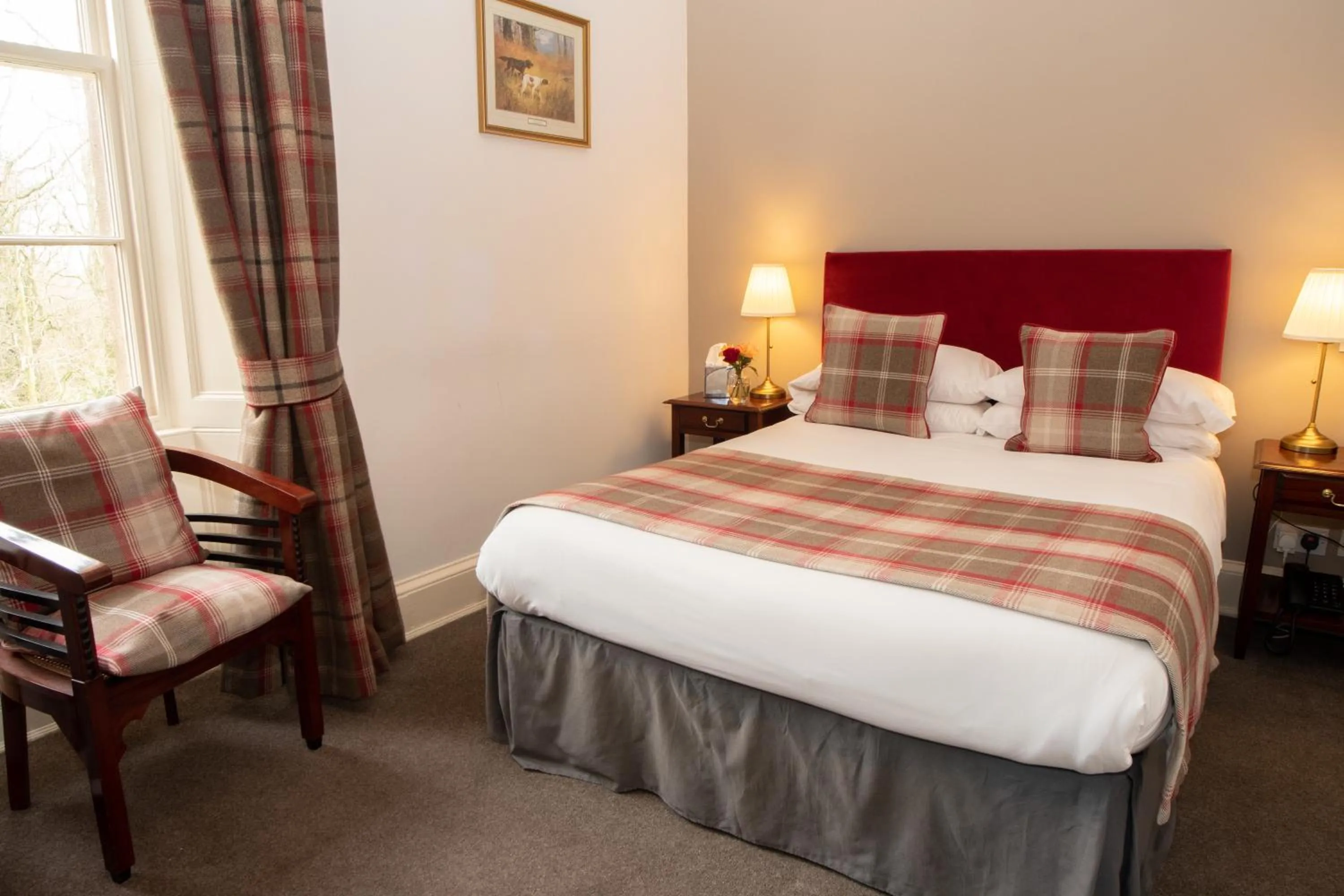 Bed in Chirnside Hall Hotel