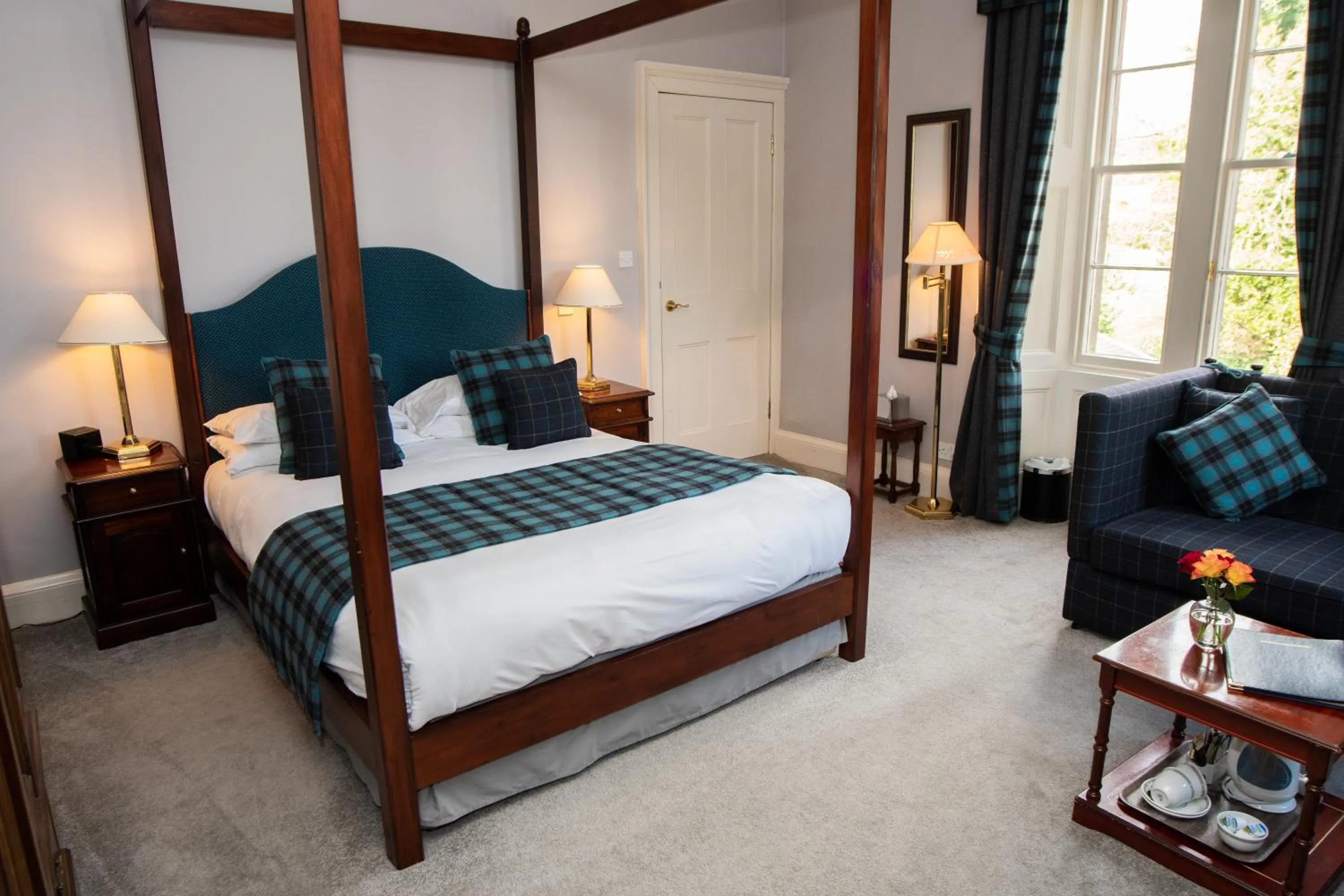 Bed in Chirnside Hall Hotel
