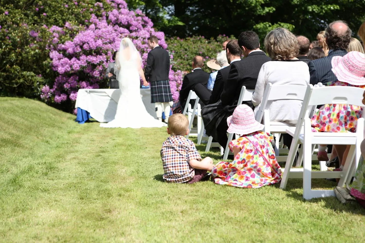 Guests in Chirnside Hall Hotel