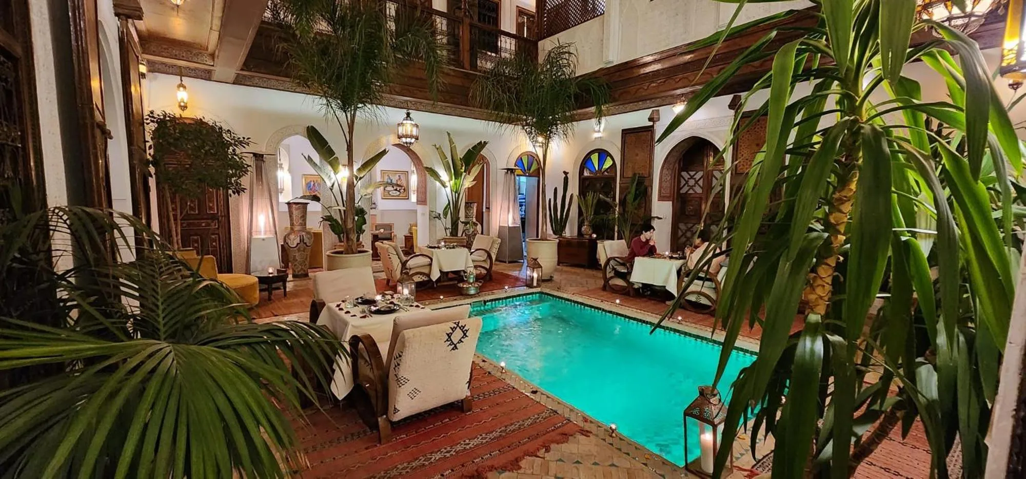 Patio in Riad Melhoun & Spa