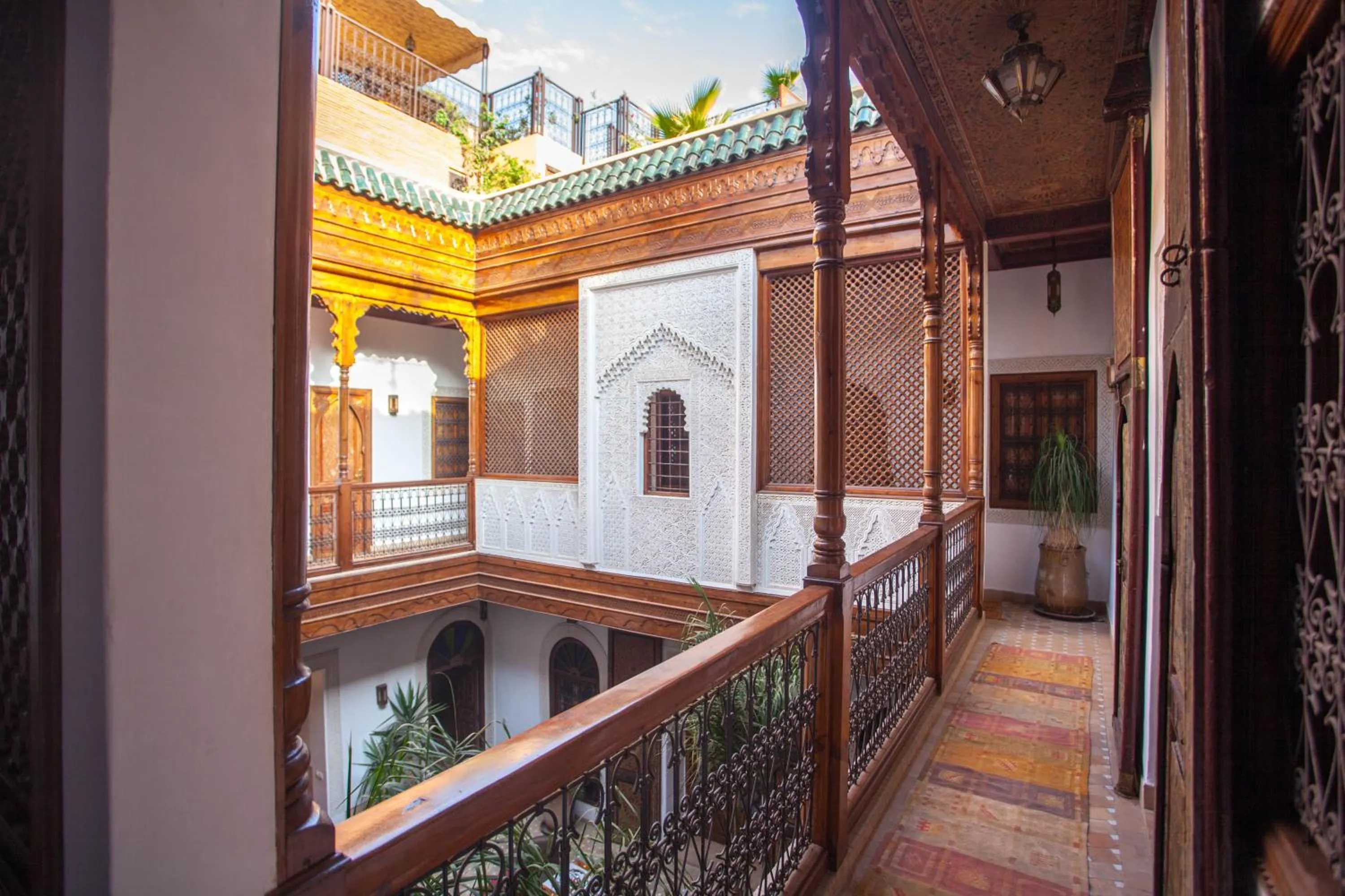 Balcony/Terrace in Riad Melhoun & Spa