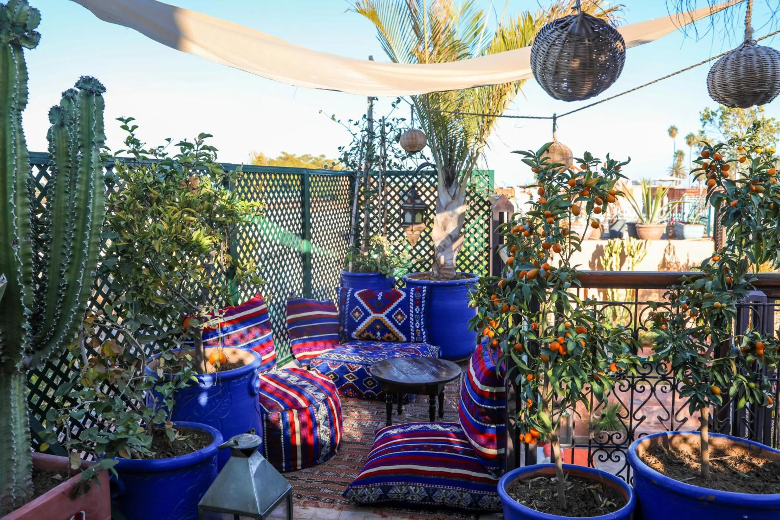 Patio in Riad Melhoun & Spa