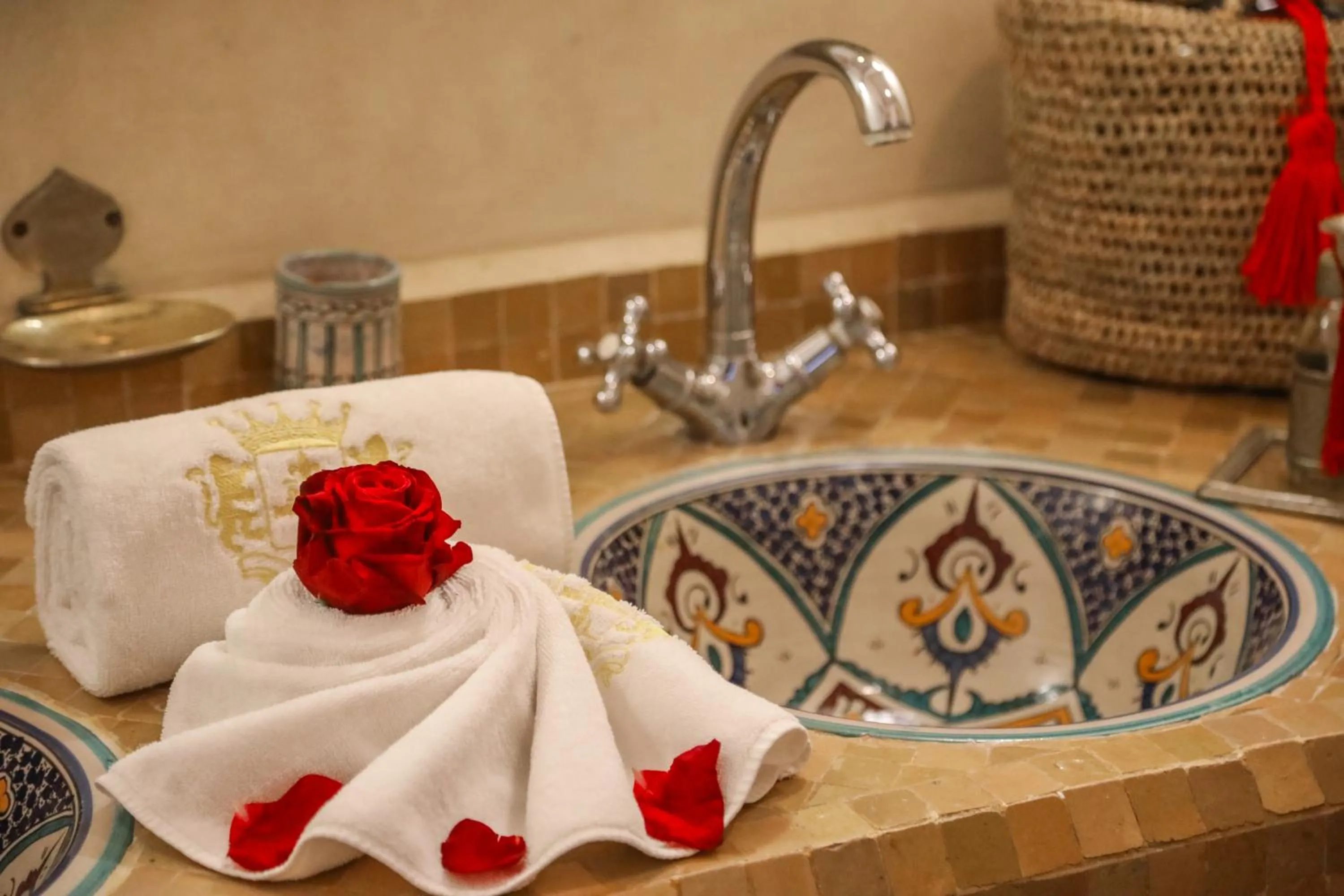 Bathroom in Riad Melhoun & Spa