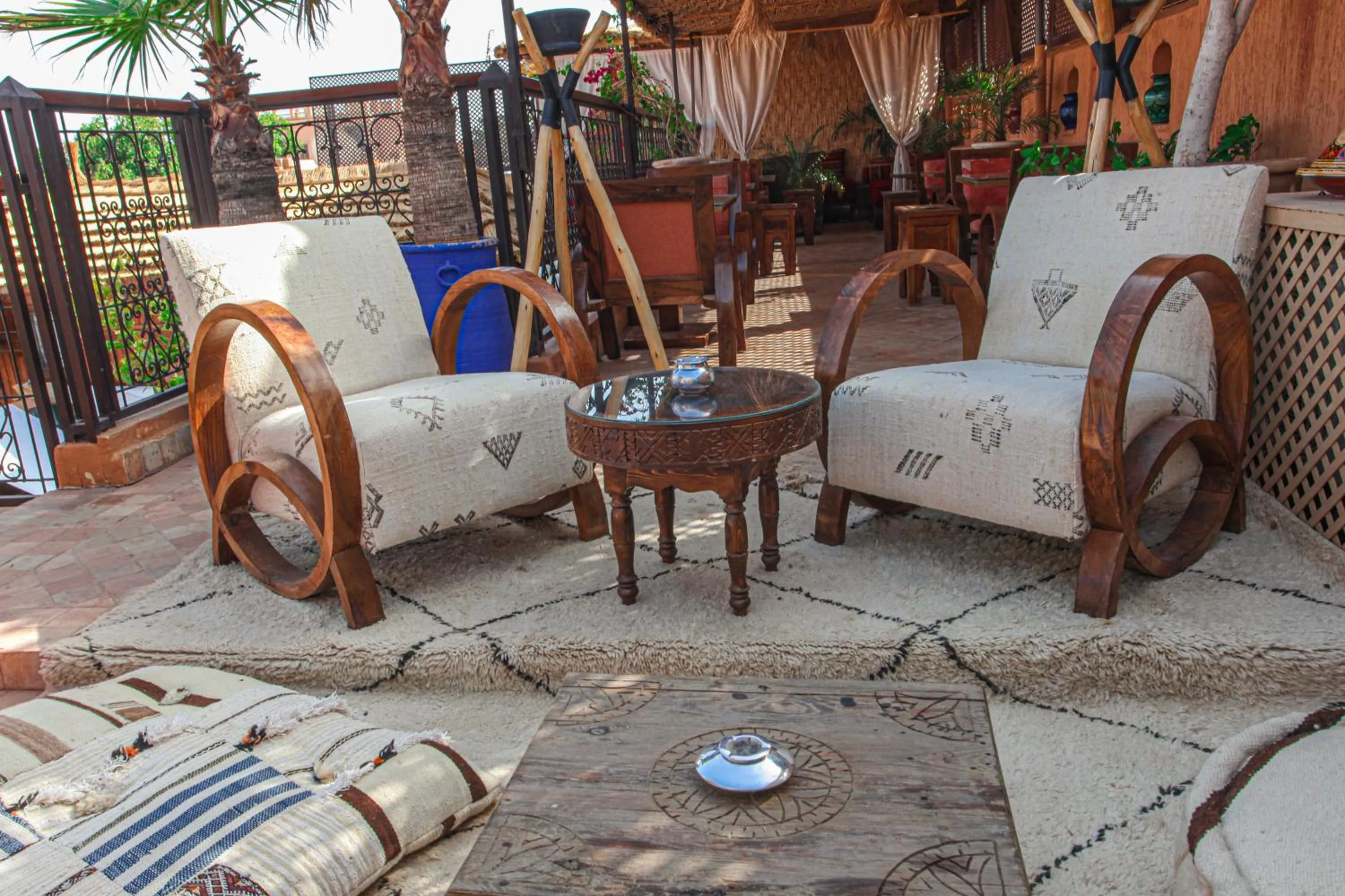 Balcony/Terrace in Riad Melhoun & Spa