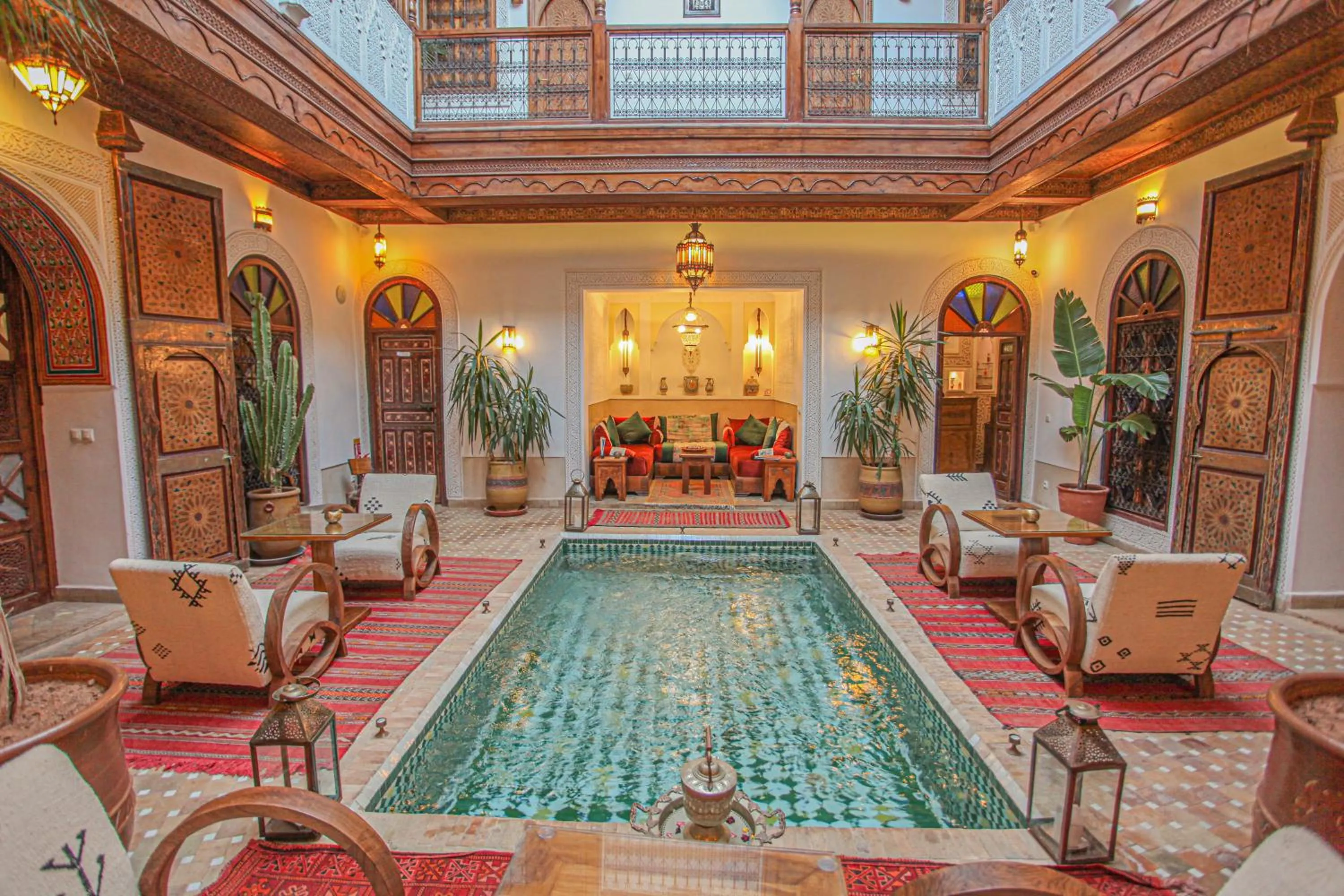 Patio in Riad Melhoun & Spa