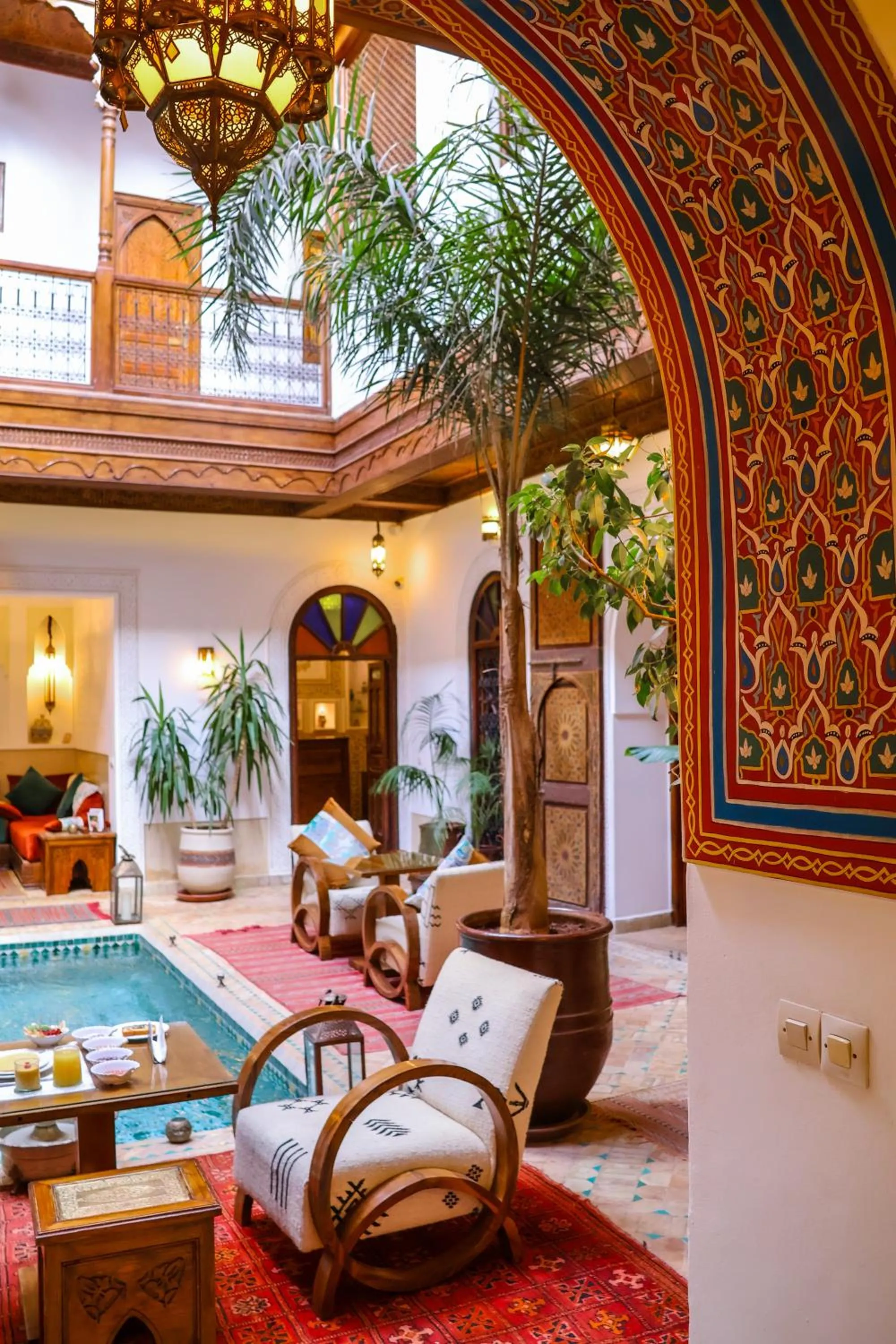Patio in Riad Melhoun & Spa