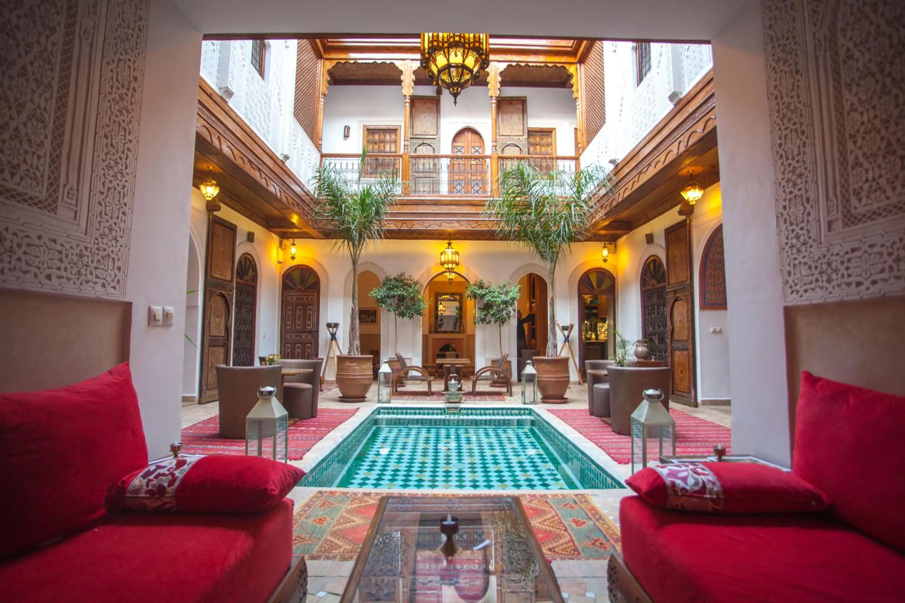 Patio in Riad Melhoun & Spa