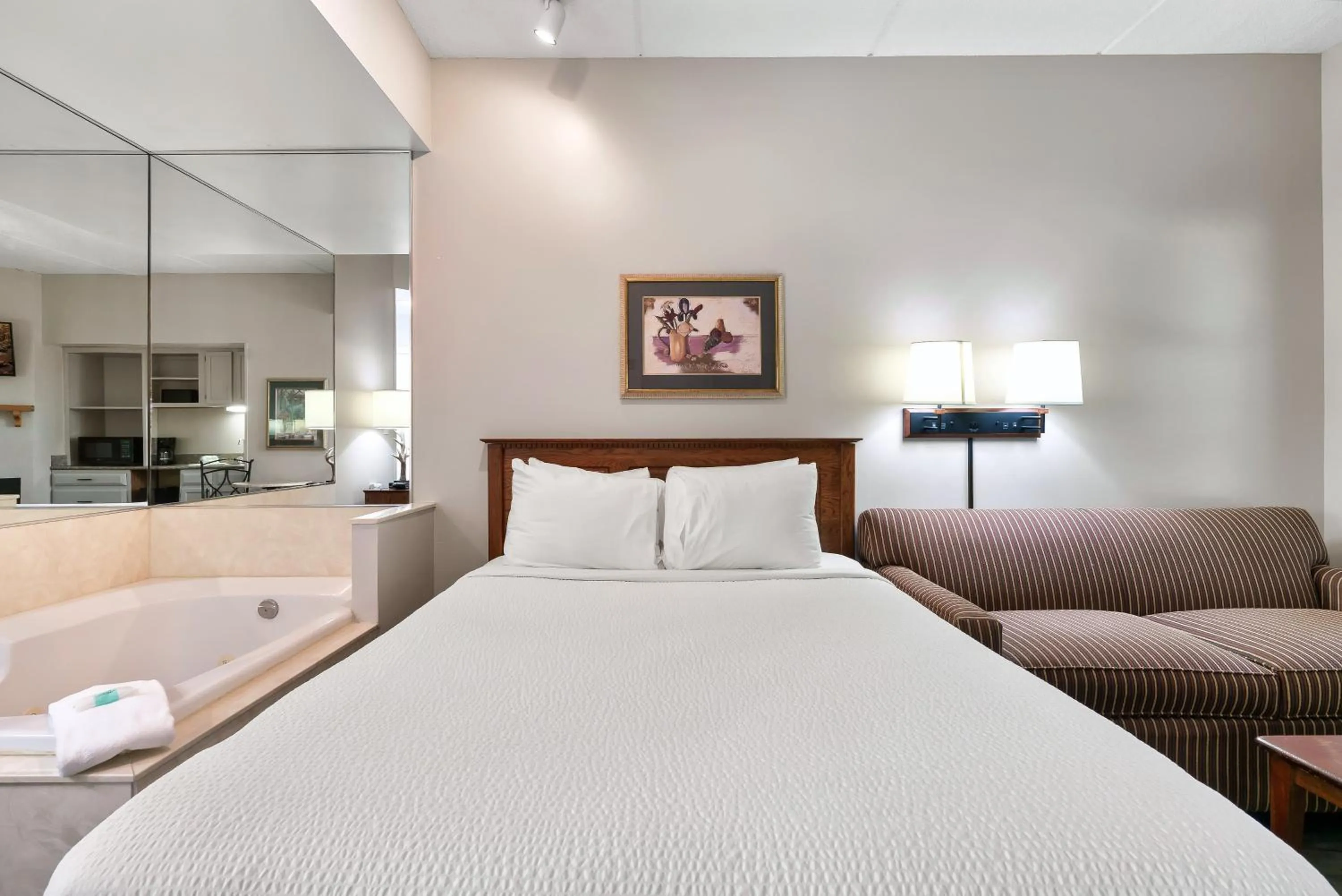 Bed in Gatlinburg Town Square