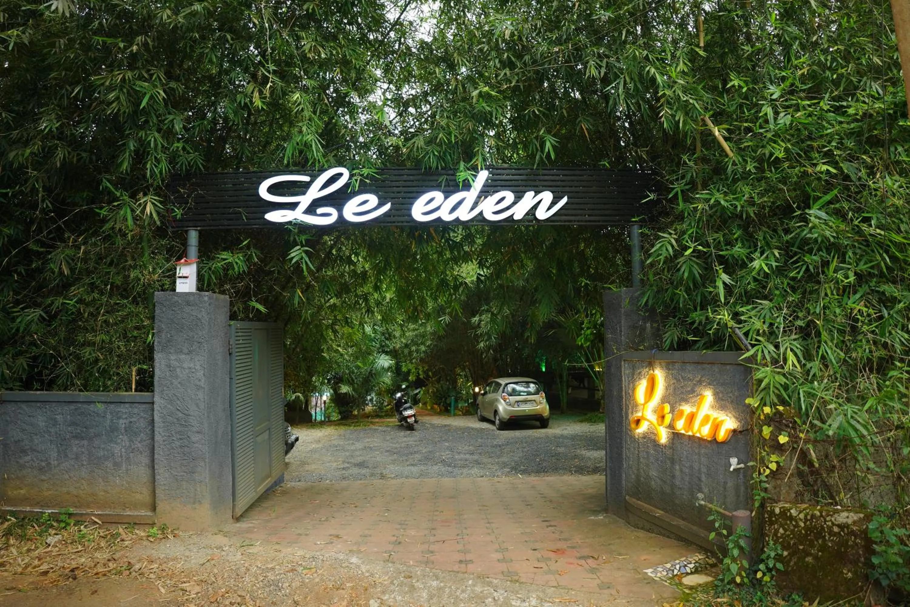 Facade/entrance in Le Eden Premium Wayanad Pool Resort