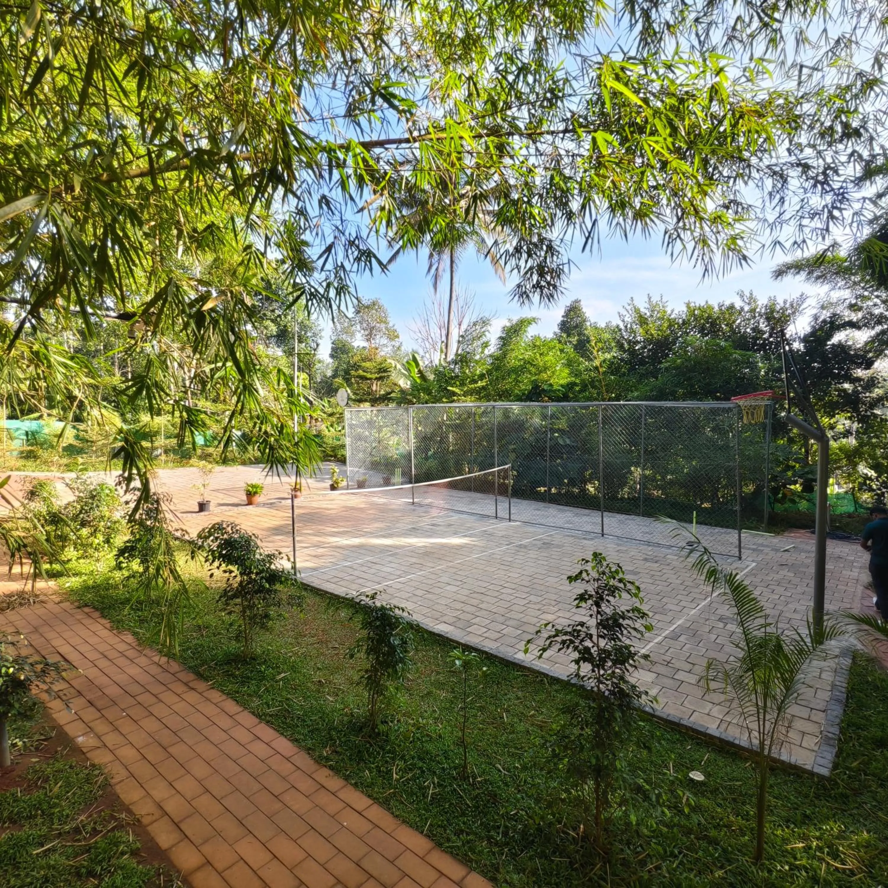Tennis court in Le Eden Premium Wayanad Pool Resort