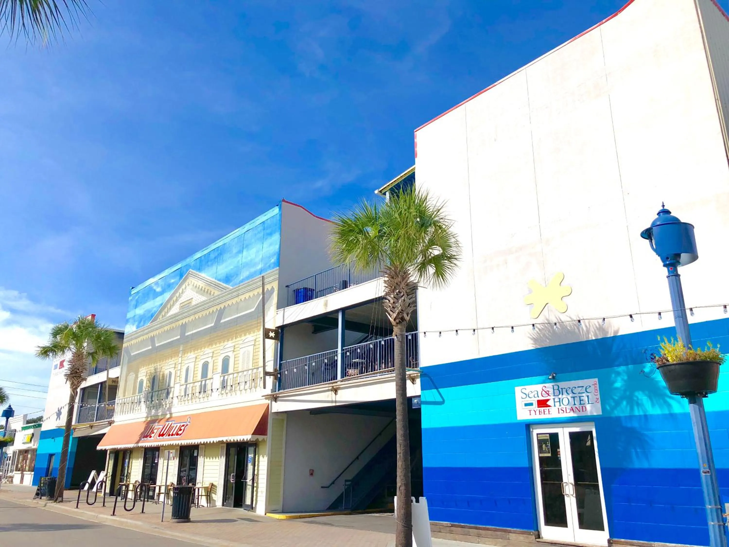 Facade/entrance in Sea and Breeze Hotel and Condo