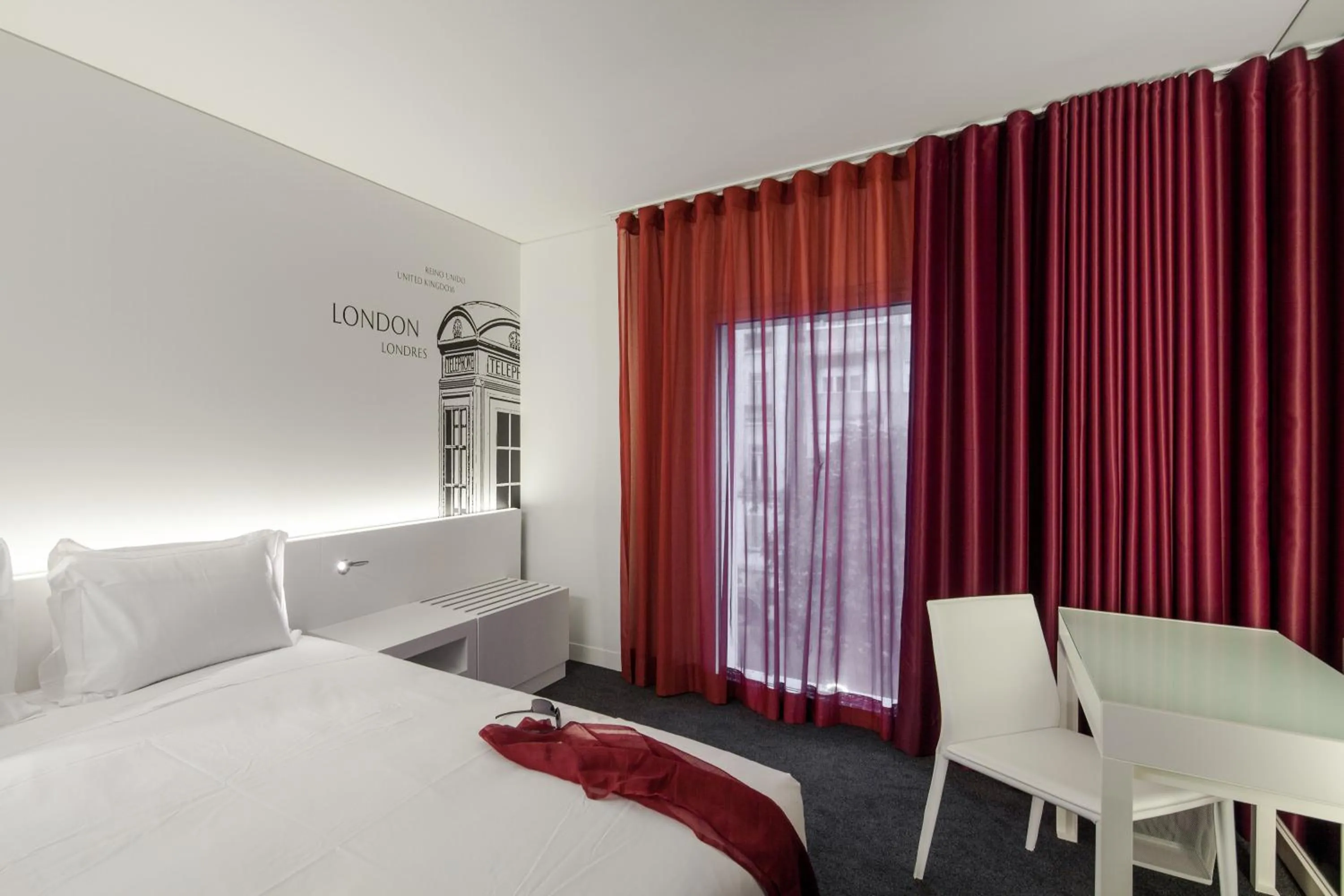 Bed in Hotel 3K Europa