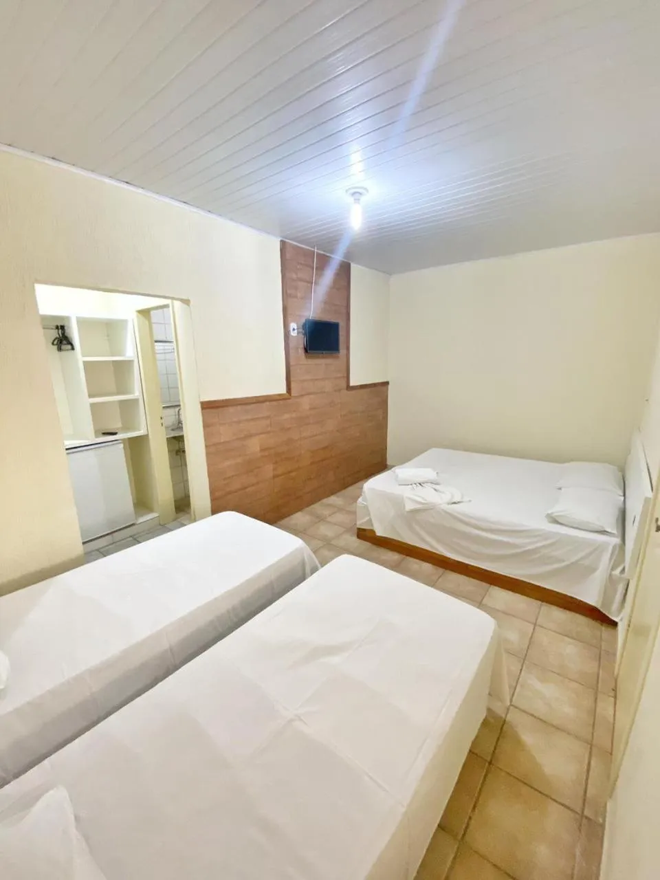 Bed in Garça Branca Praia Hotel