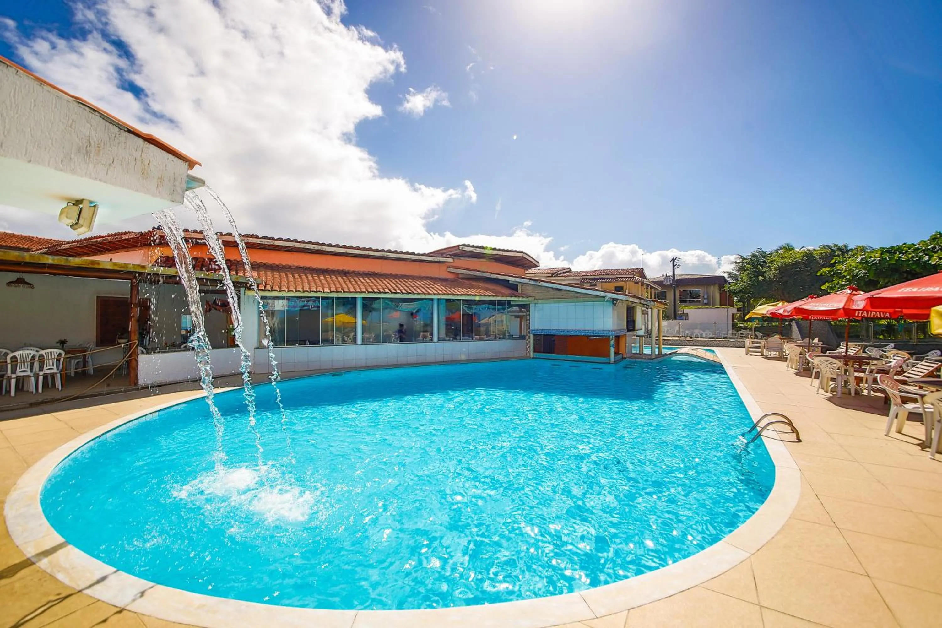 Property building in Garça Branca Praia Hotel