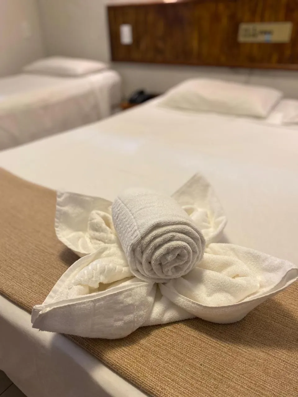 Bed in Garça Branca Praia Hotel