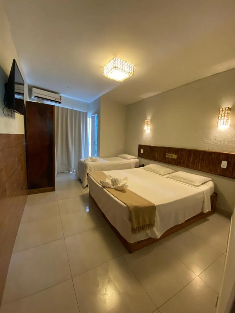 Bed in Garça Branca Praia Hotel