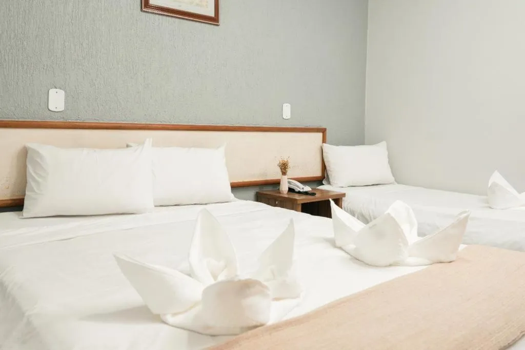 Bed in Garça Branca Praia Hotel