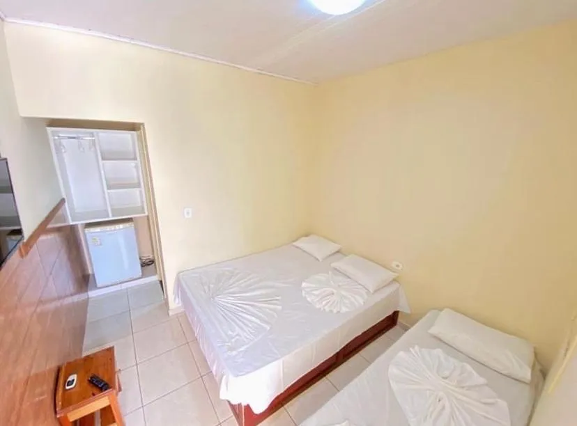 Bed in Garça Branca Praia Hotel