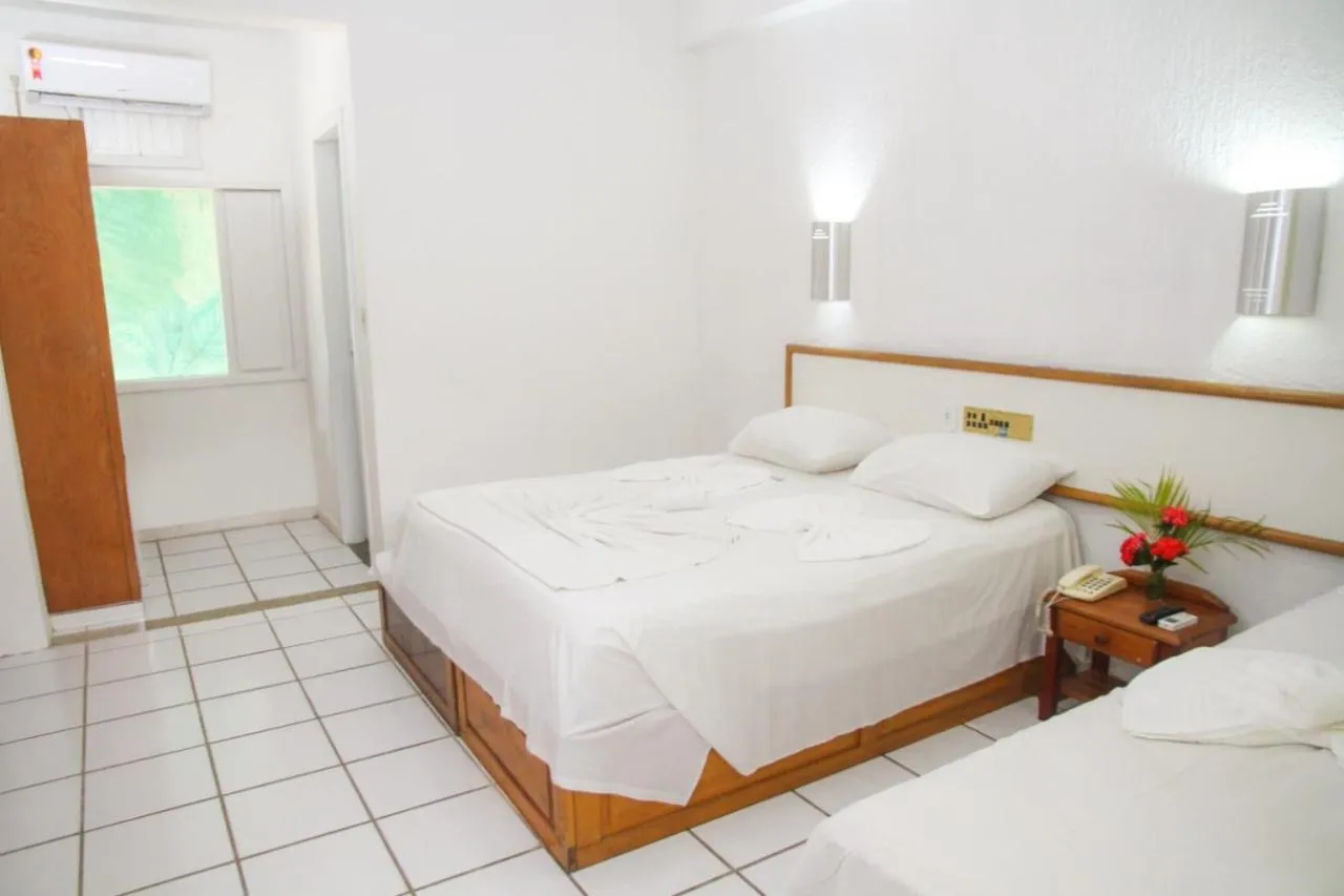 Bed in Garça Branca Praia Hotel