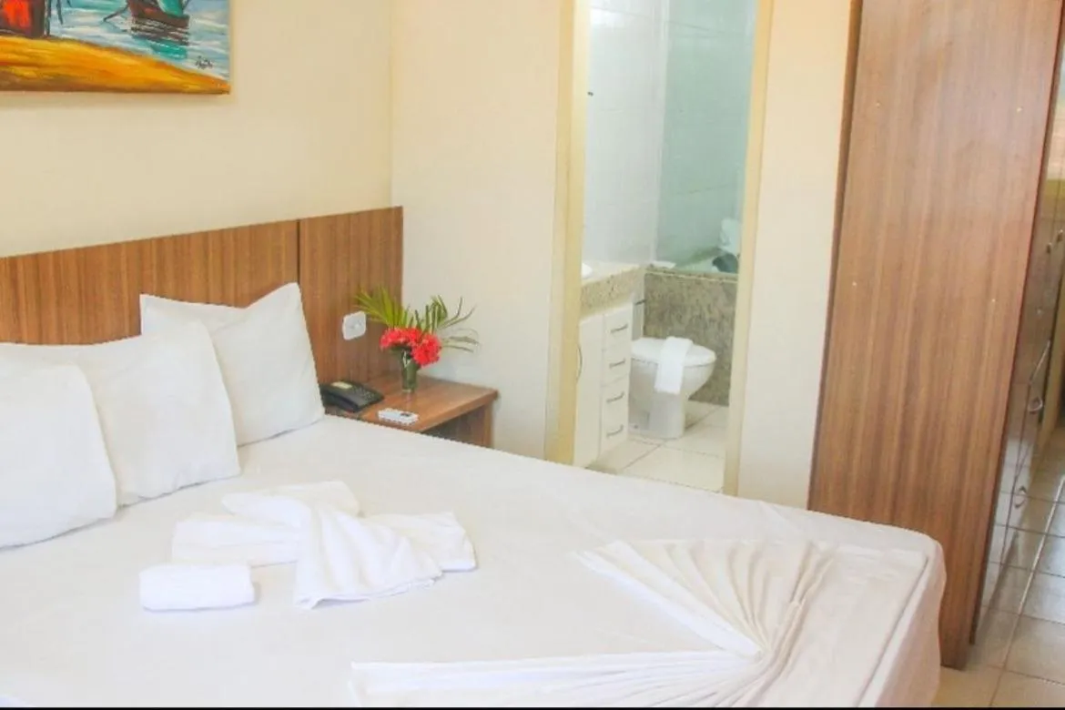 Bed in Garça Branca Praia Hotel