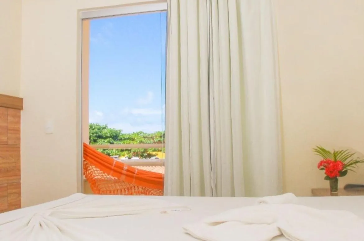 Bed in Garça Branca Praia Hotel