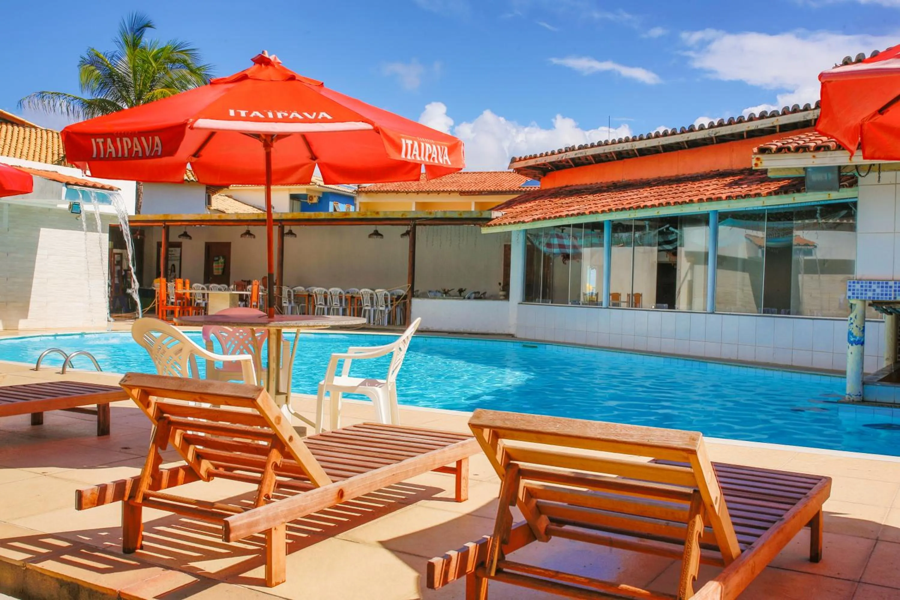 Swimming pool in Garça Branca Praia Hotel