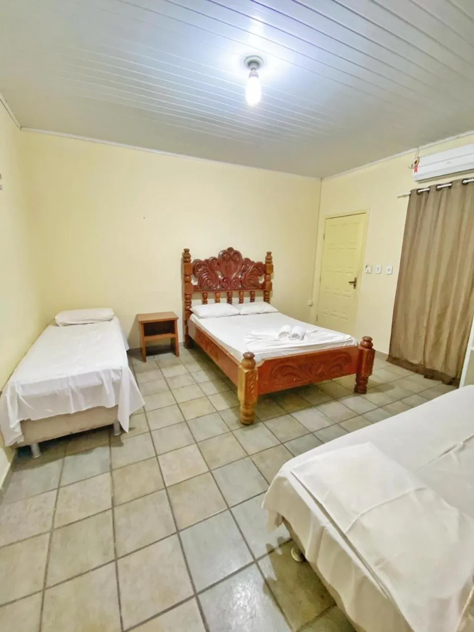 Bed in Garça Branca Praia Hotel