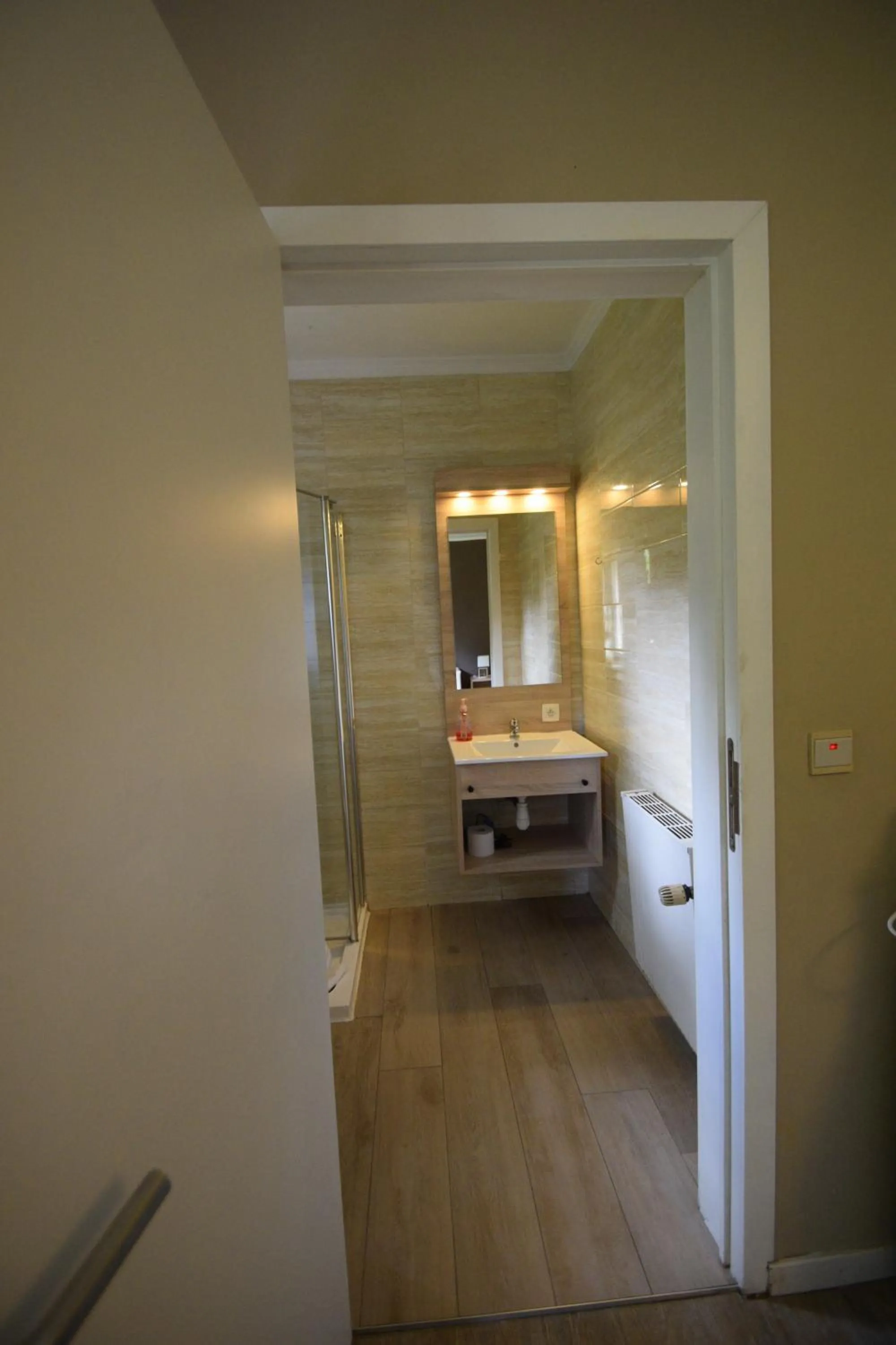 Bathroom, Bed in Budget Flats Brussels