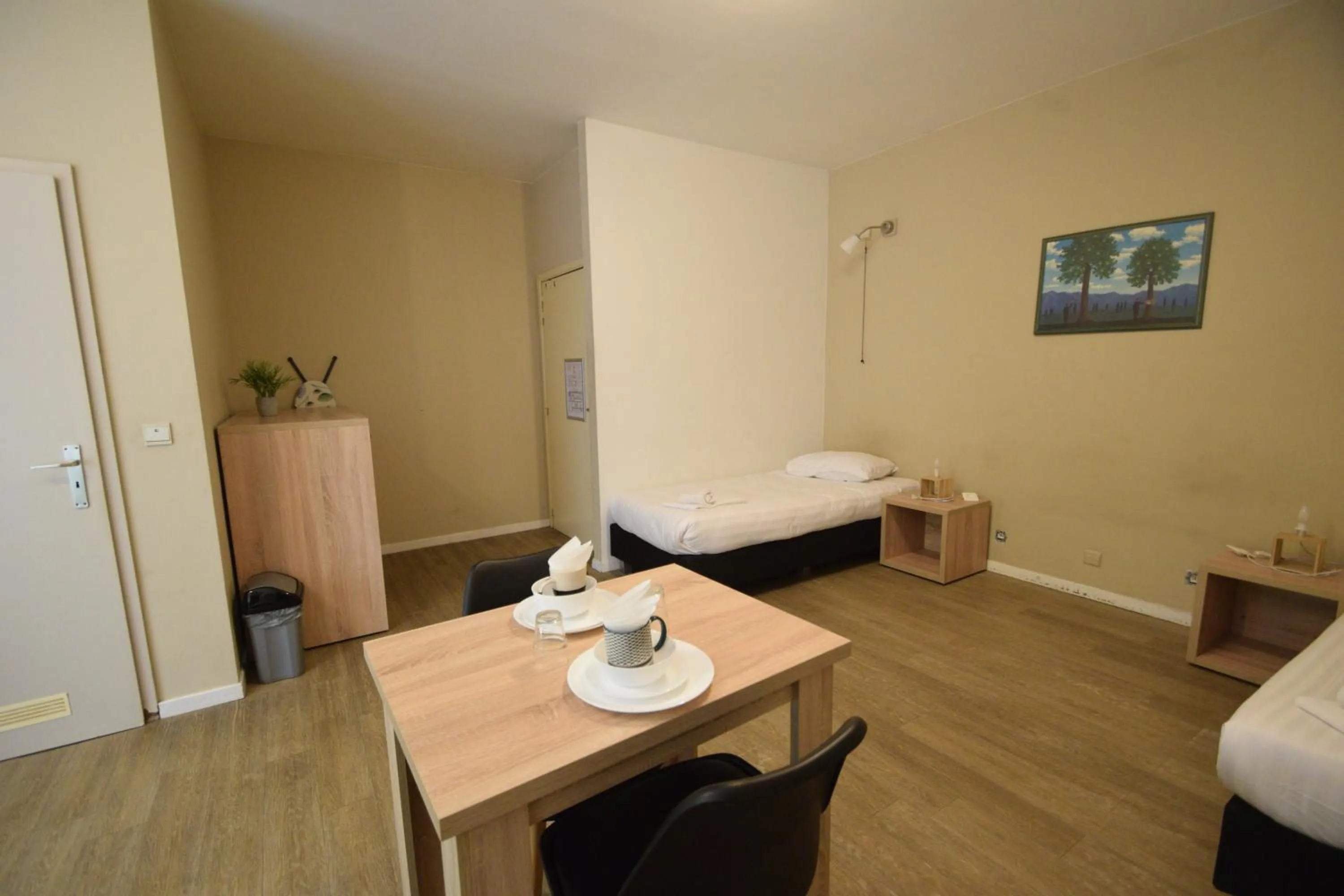 Bed in Budget Flats Brussels