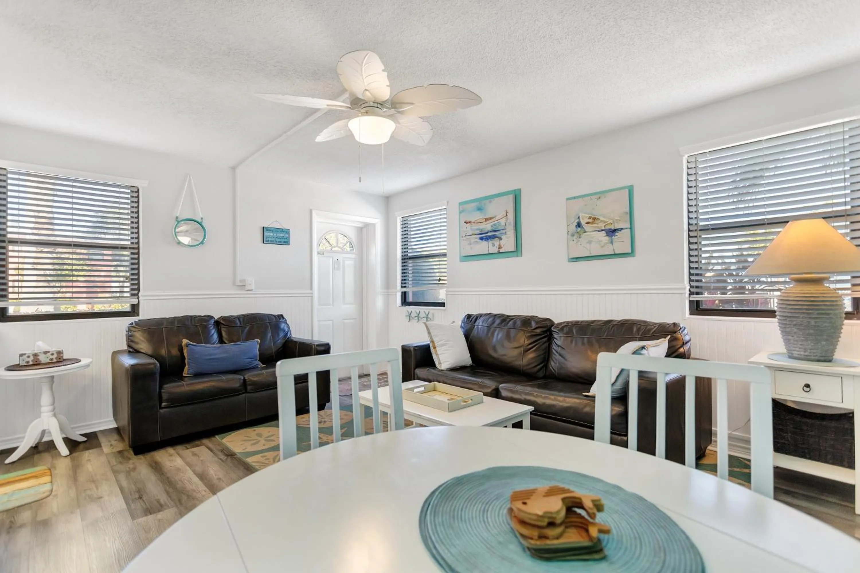 Living room in Gulf Winds Resort by Travel Resort Services