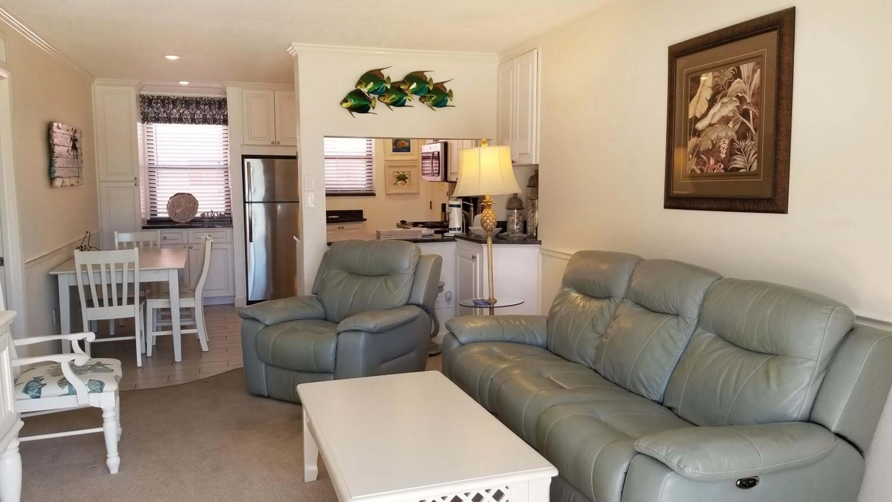 Living room in Gulf Winds Resort by Travel Resort Services