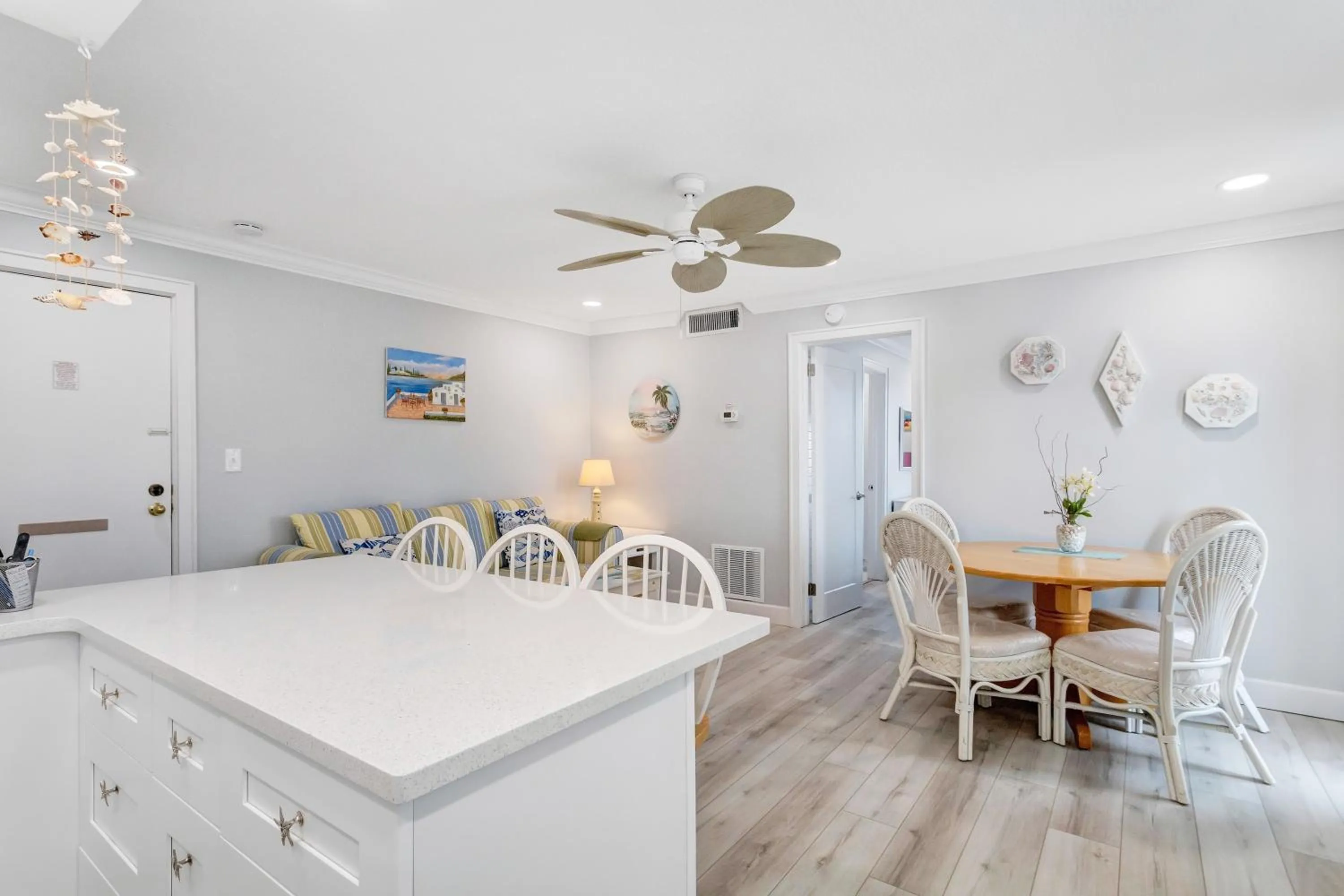 Seating area in Gulf Winds Resort by Travel Resort Services