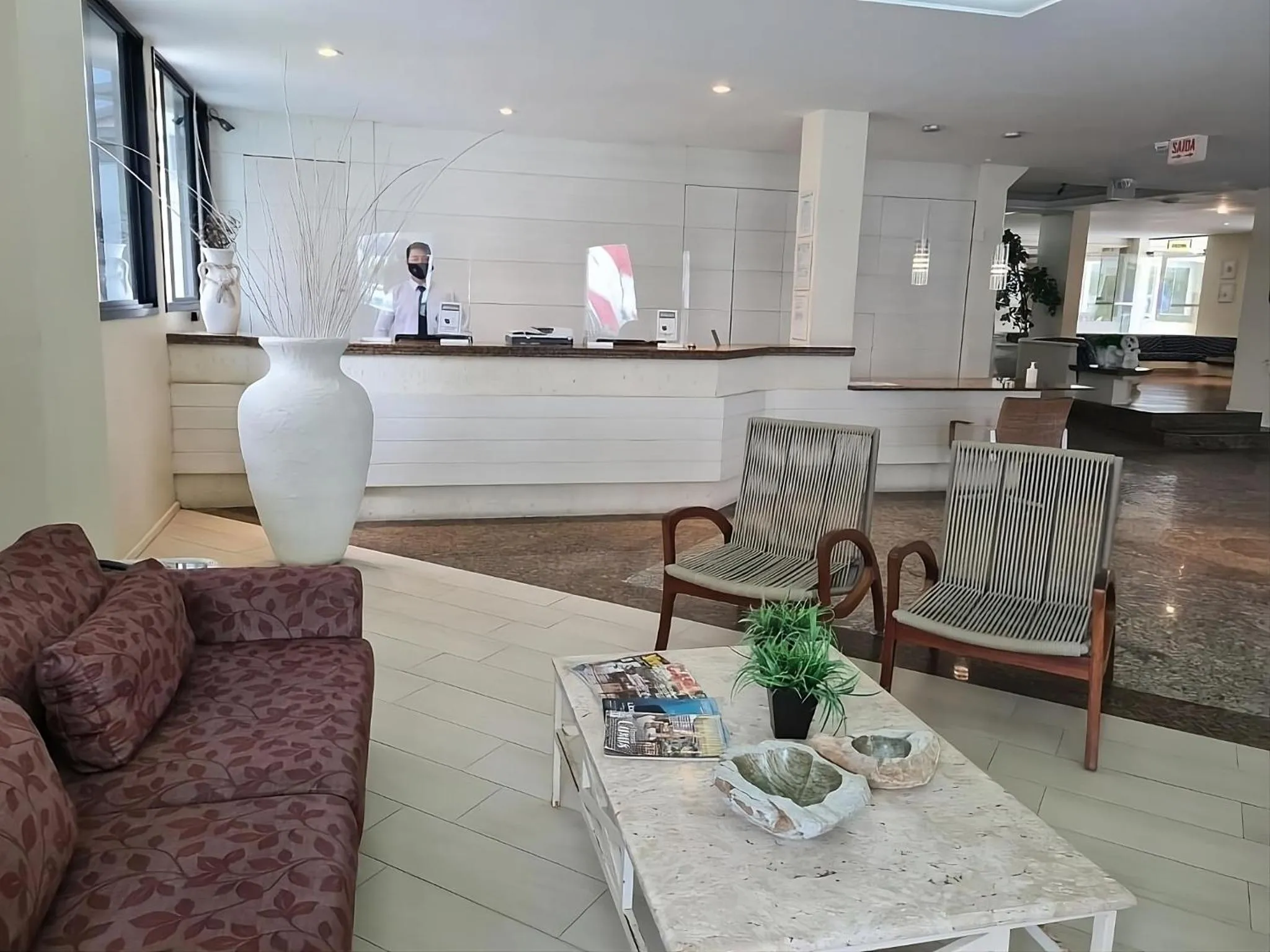 Lobby or reception in Praia Brava Hotel