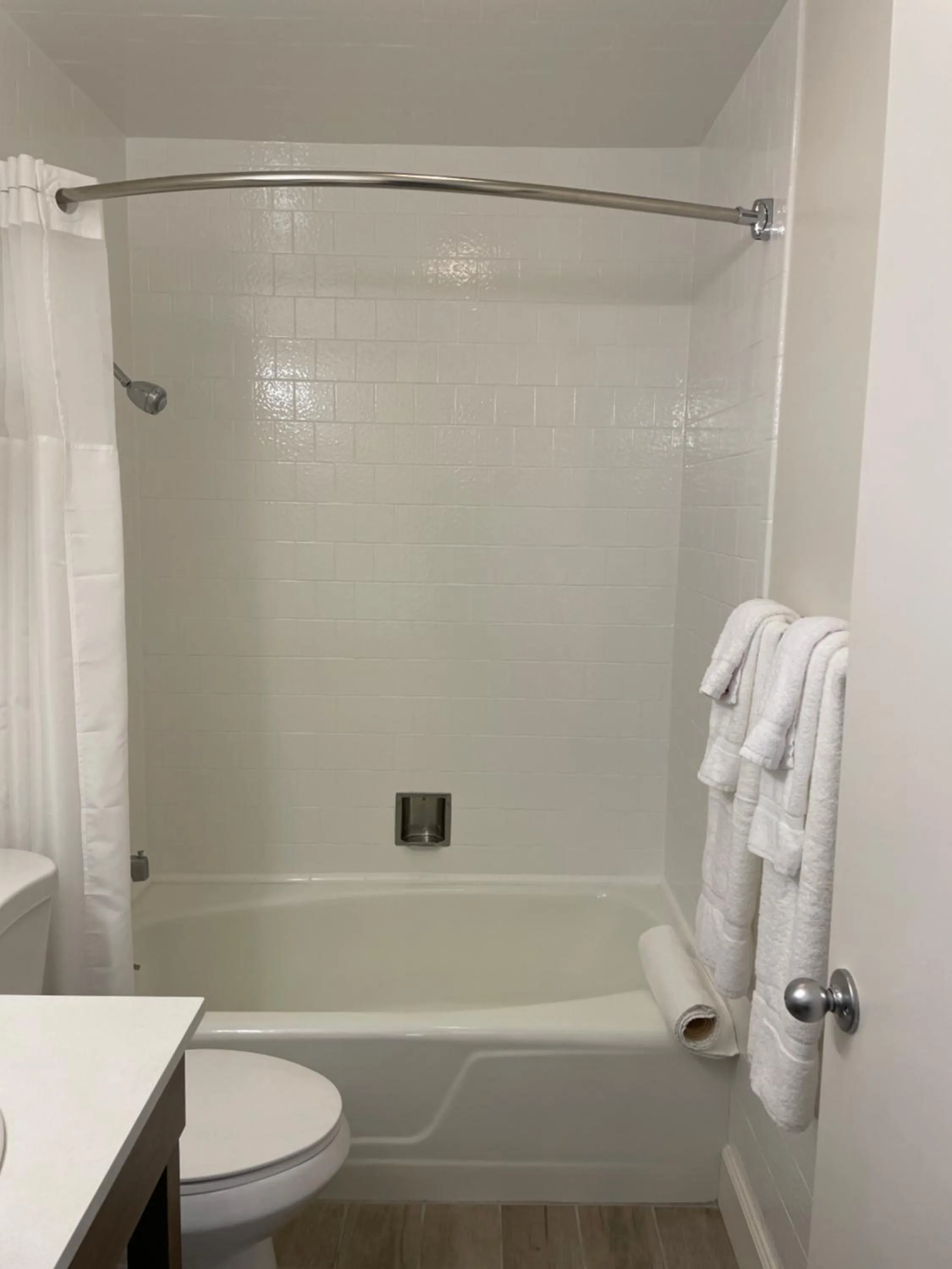 Bathroom in Crown Motel