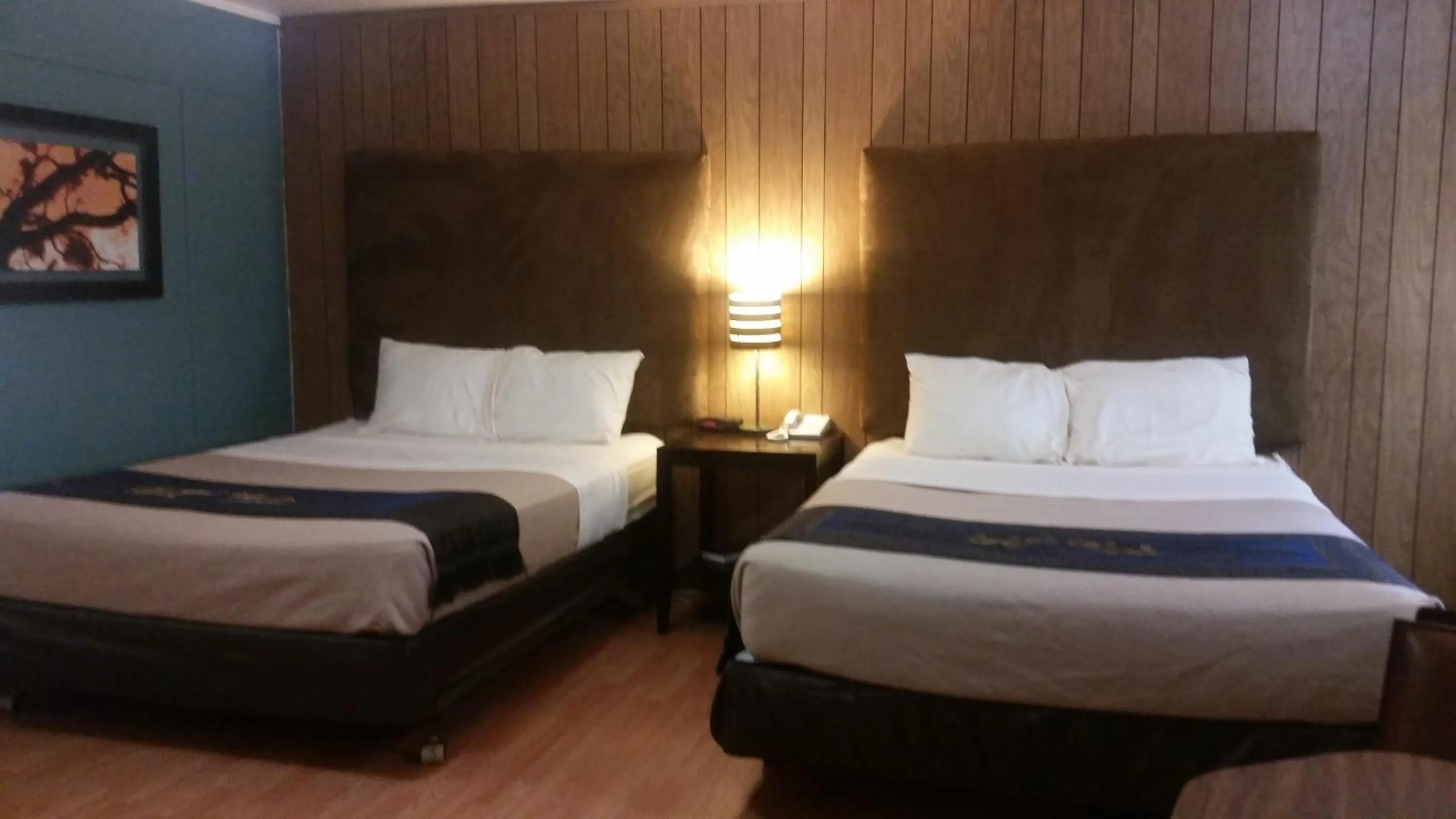 Bed in The Gold Lodge