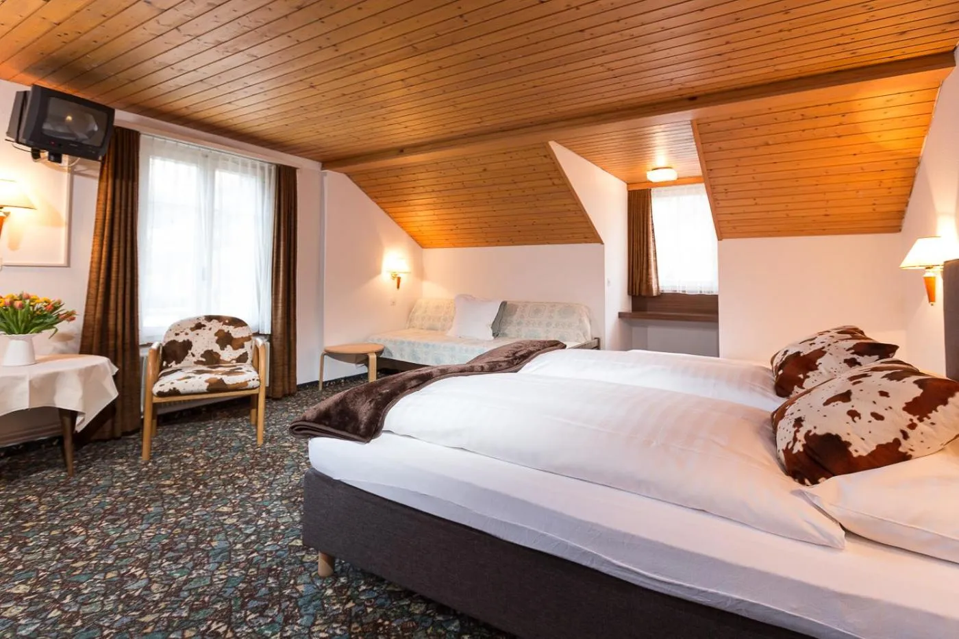 Photo of the whole room, Bed in Hotel Oberland