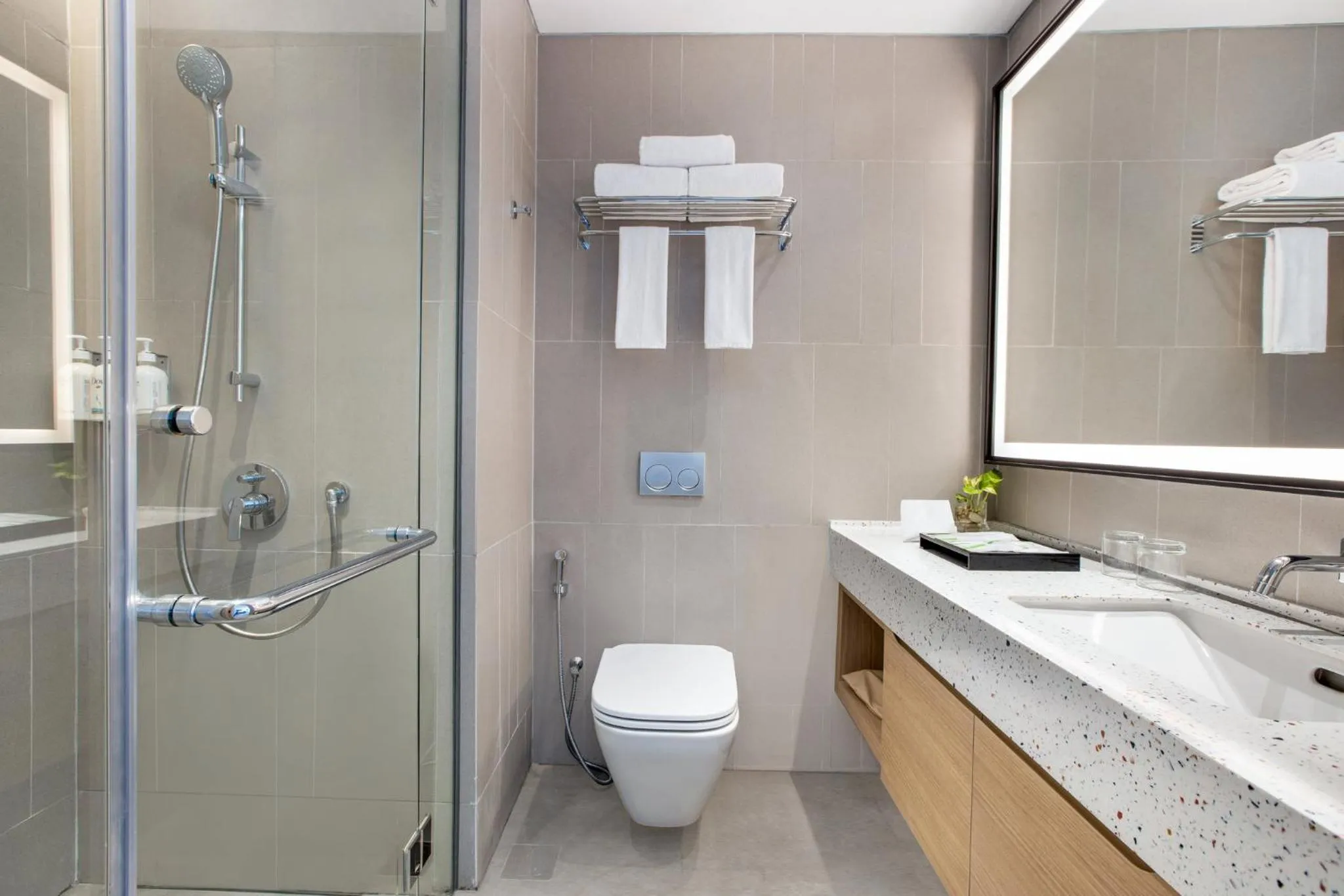 Bathroom in Holiday Inn Lampung Bukit Randu by IHG
