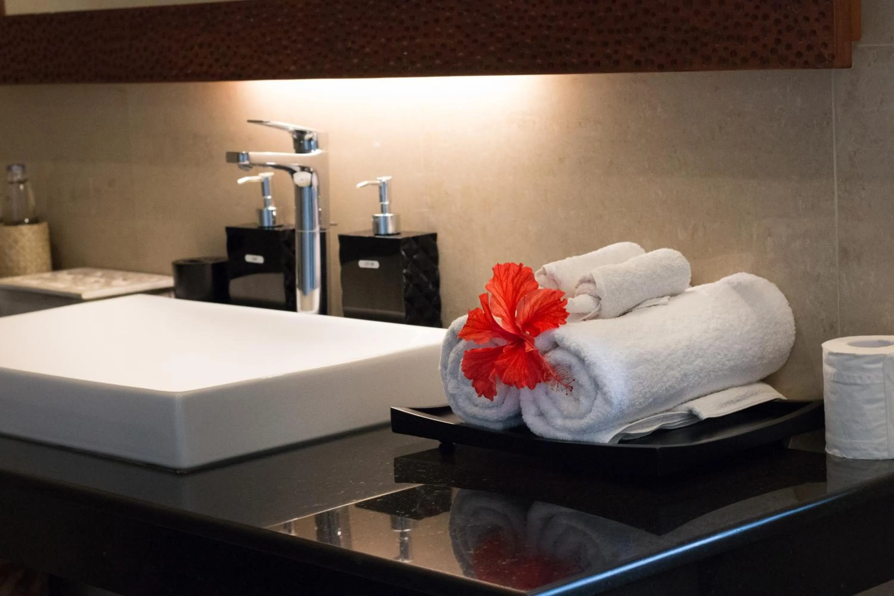 Bathroom, Bed in Cepik Villa Sidemen by AGATA