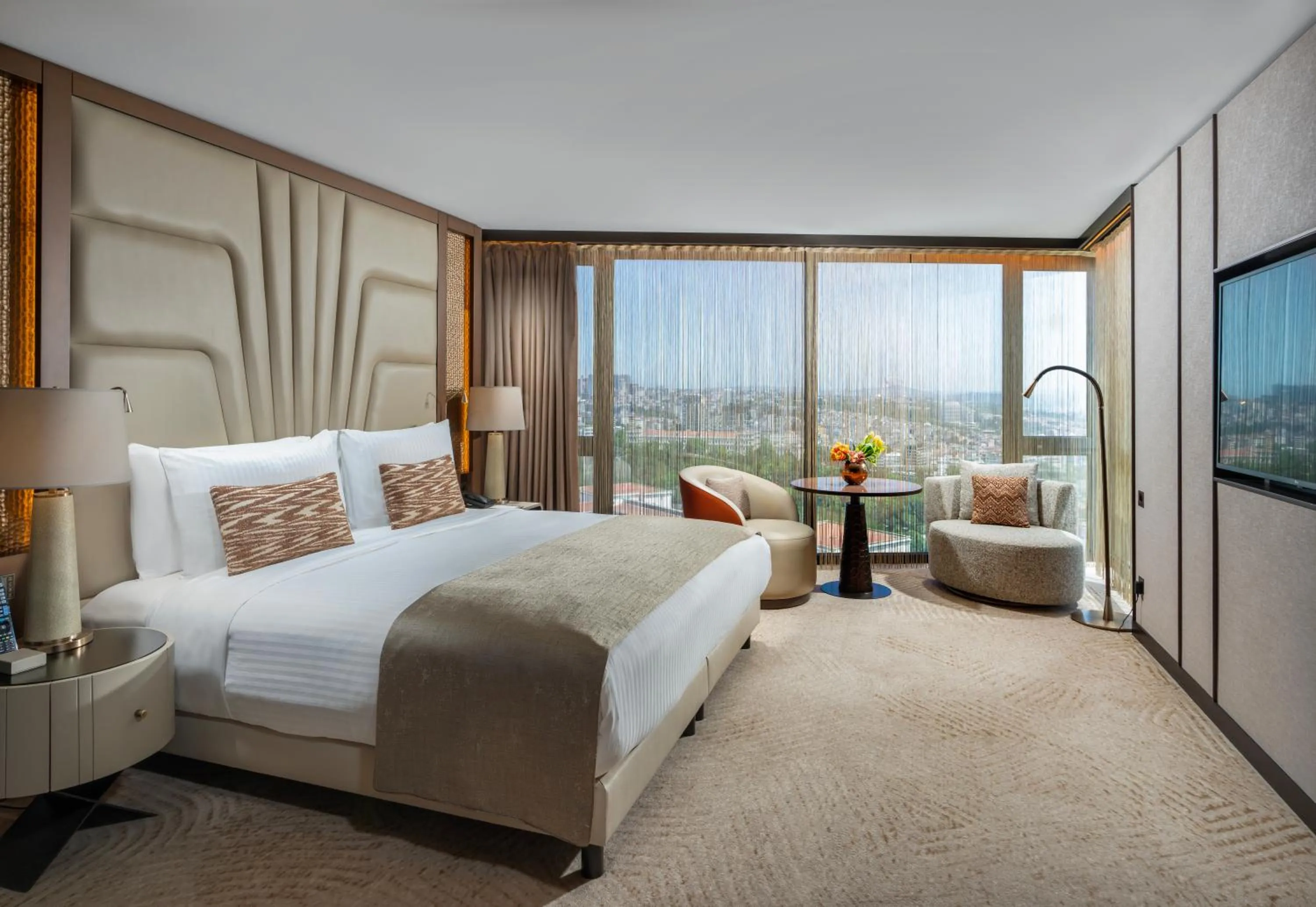 Bed in InterContinental Istanbul by IHG