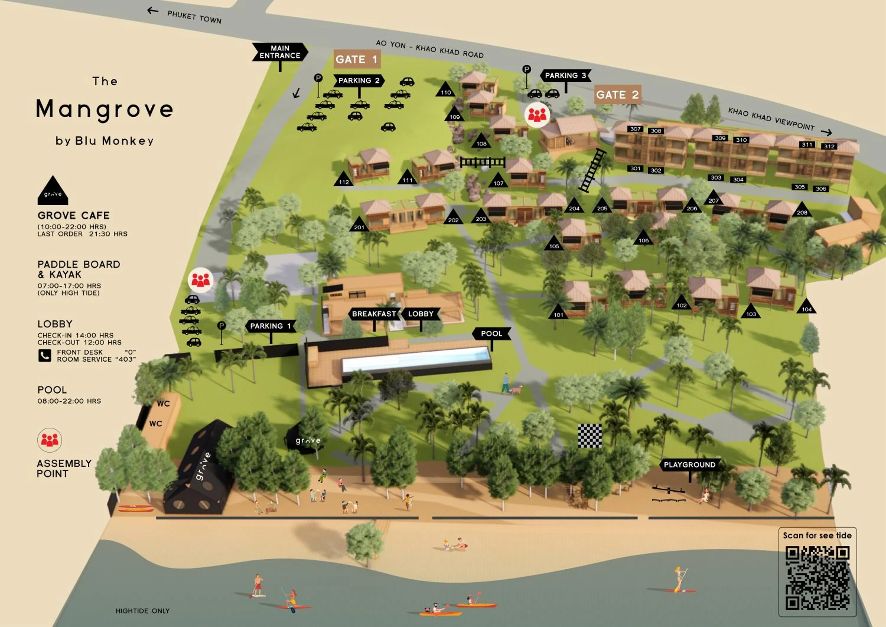 Property building in The Mangrove Phuket by Blu Monkey