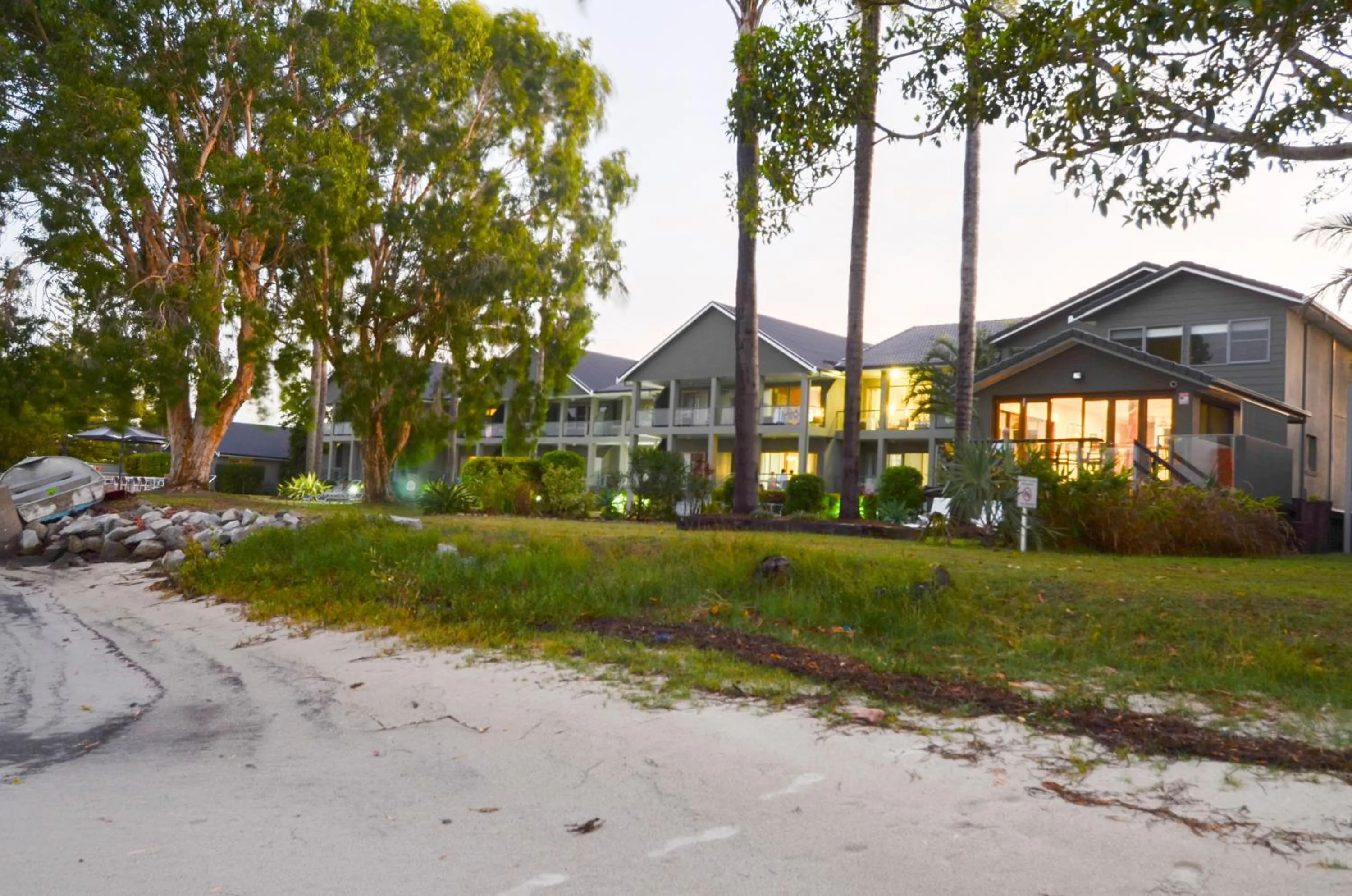 On site in Moby Dick Waterfront Resort Motel