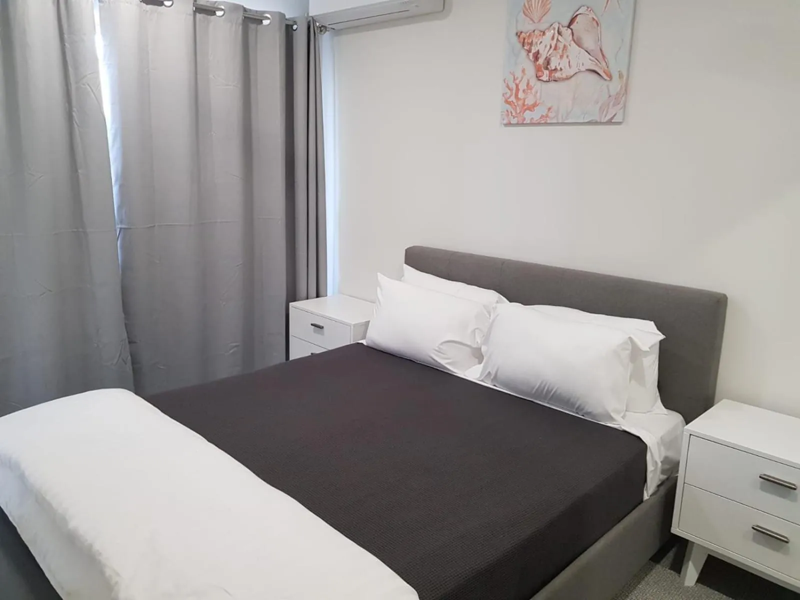 Bedroom, Bed in Moby Dick Waterfront Resort Motel