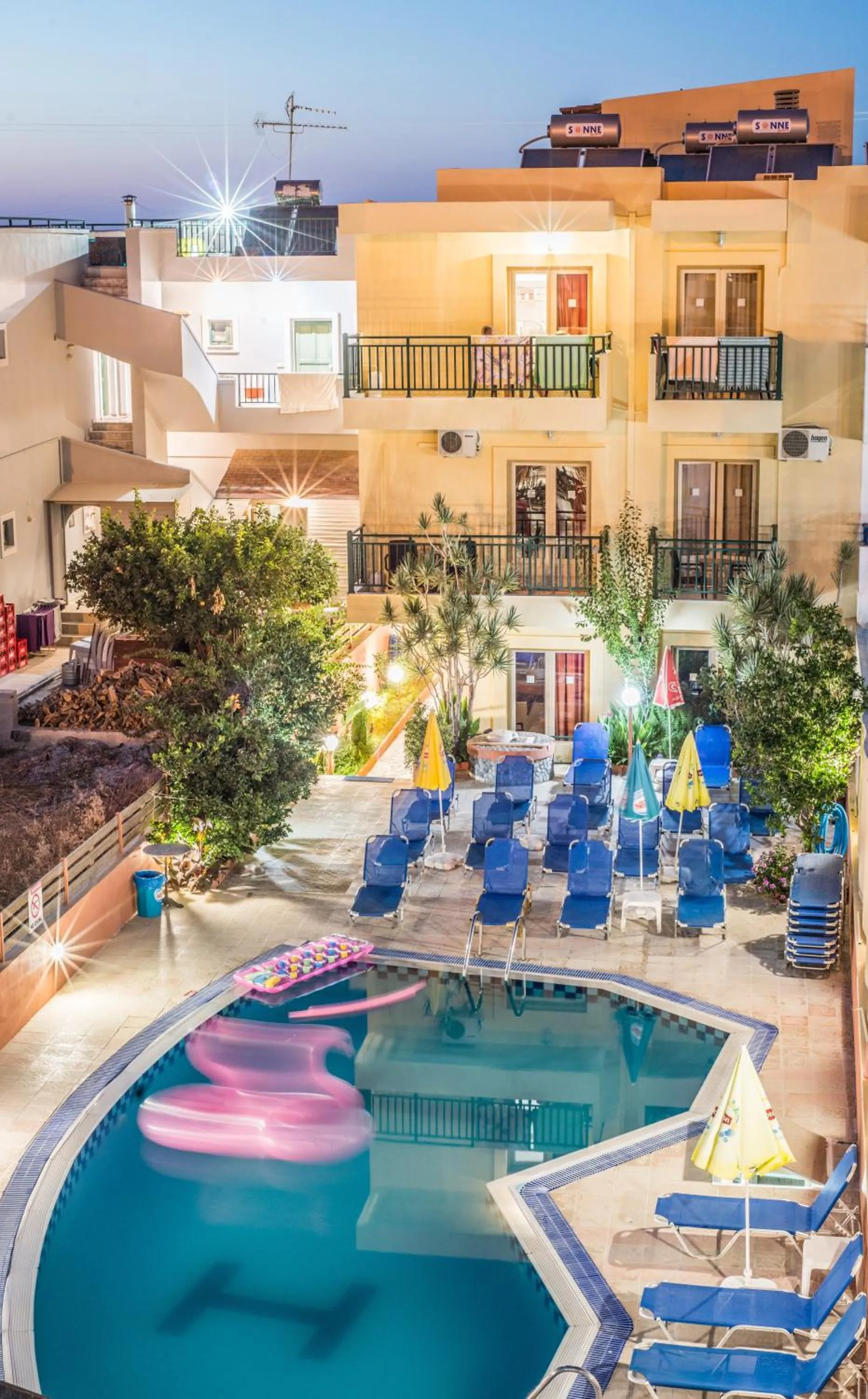 Swimming pool in Stefania Studios by Estia