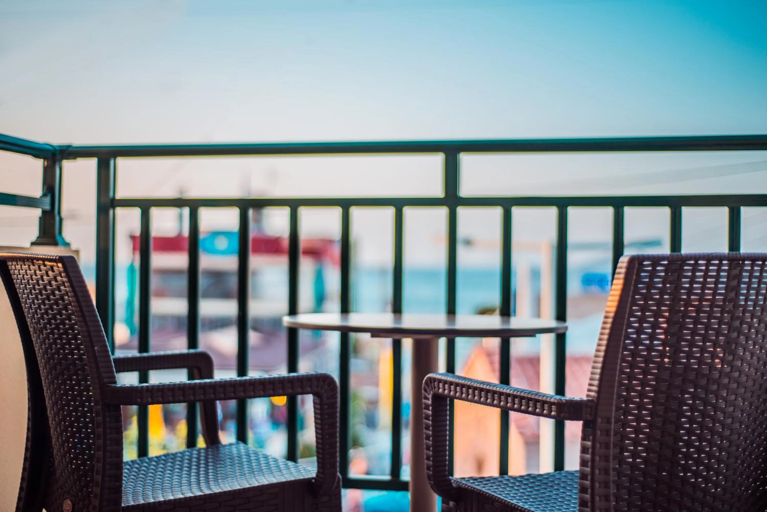 Balcony/Terrace in Stefania Studios by Estia